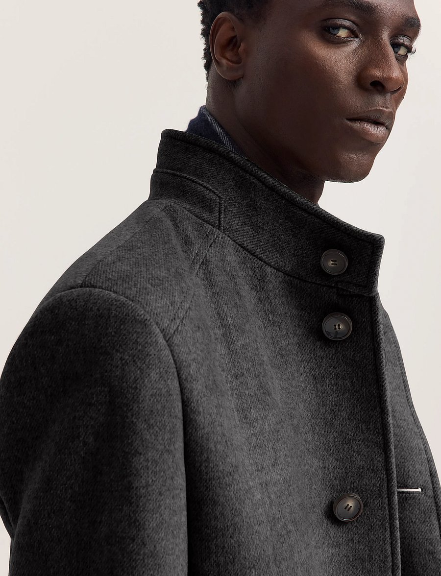 Bugatti - Wool coat - winterjacken - navy blue - 4
