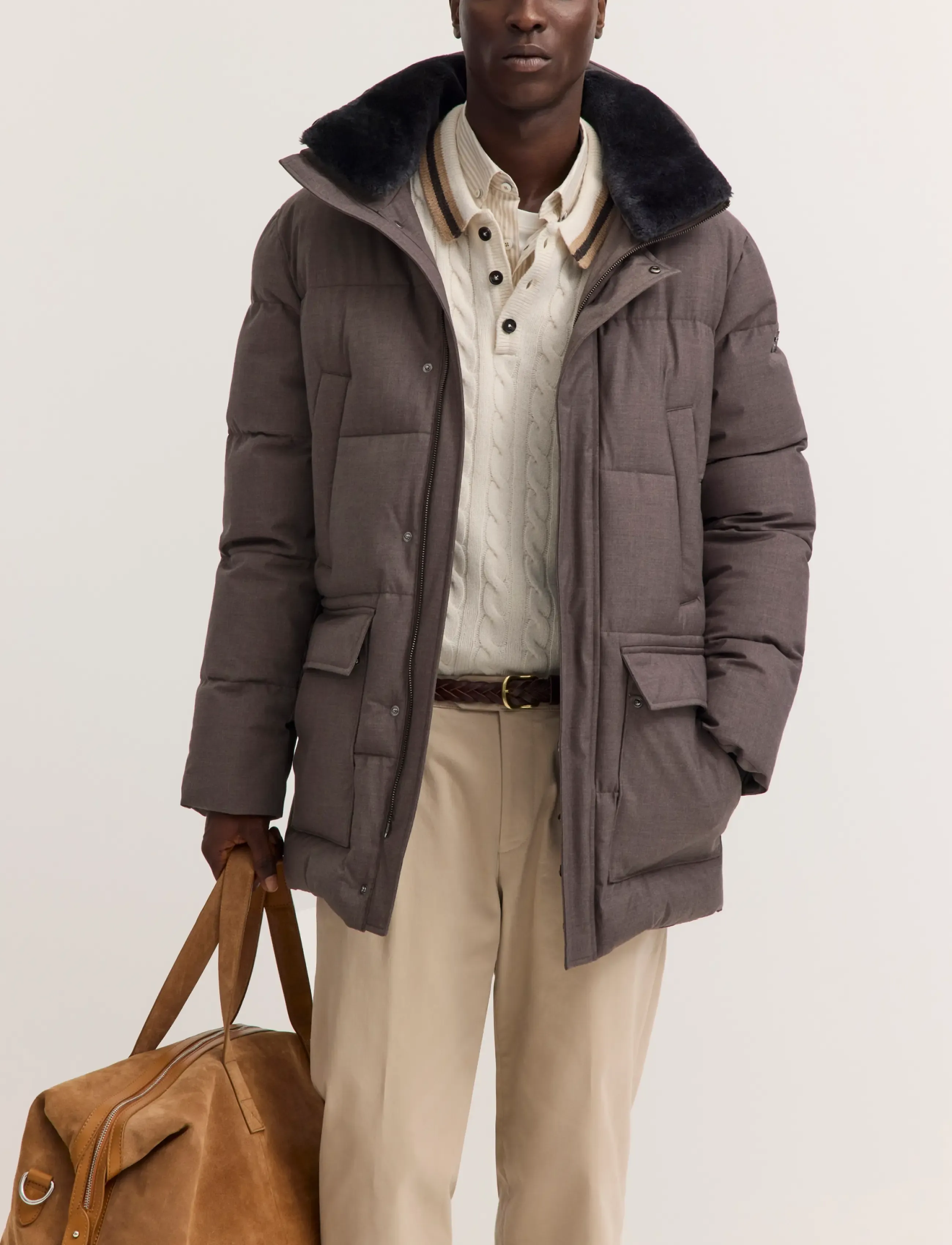 Bugatti Jacket - Kleidung - TAUPE / brown