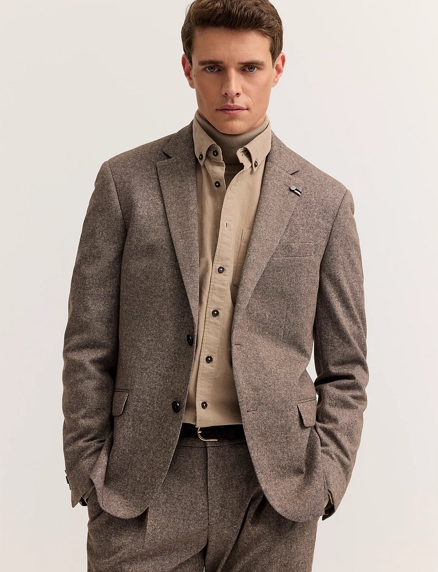 Bugatti - Mix and match sports jacket - taupe - 0