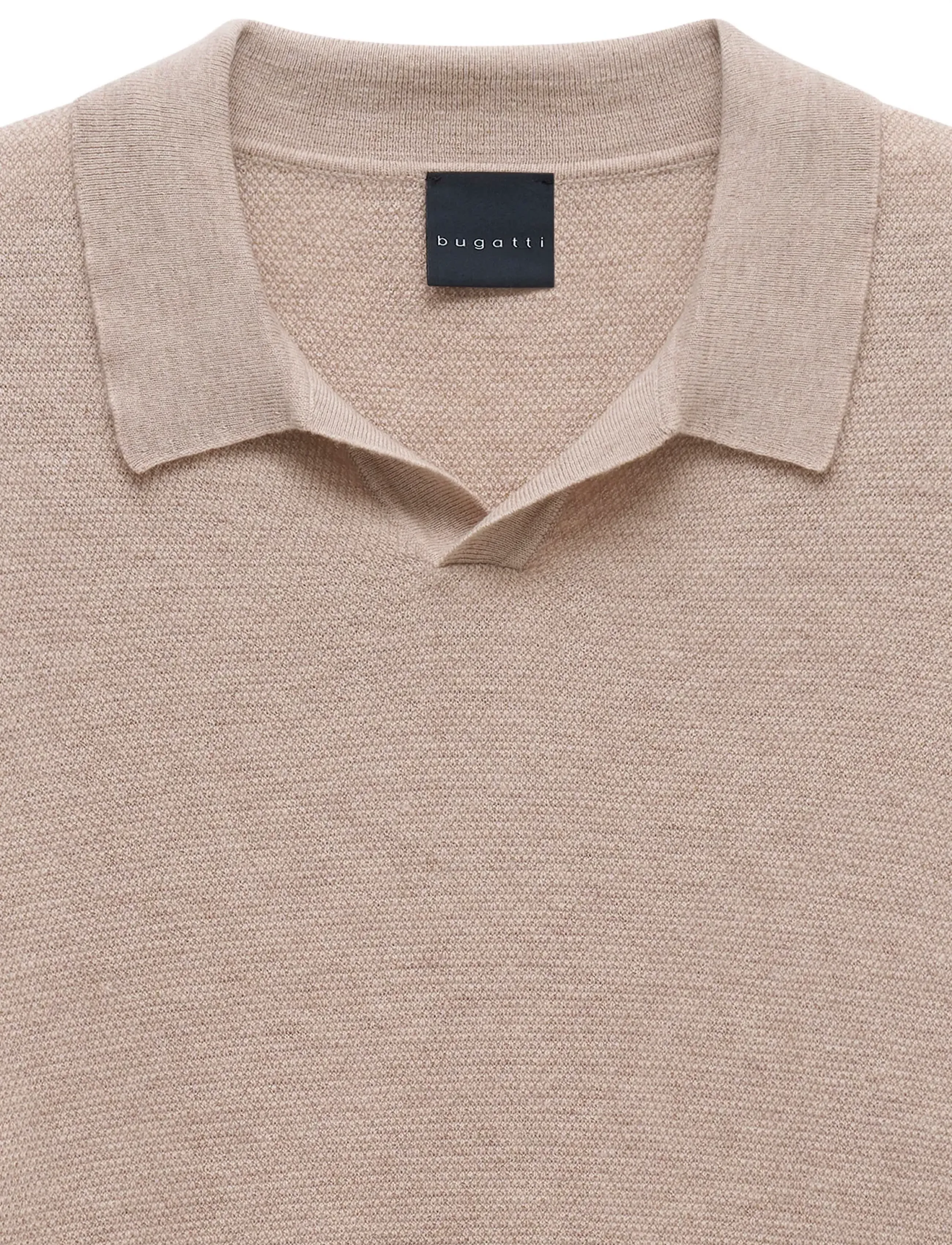 Bugatti - Long sleeve Polo shirt - beige - 5
