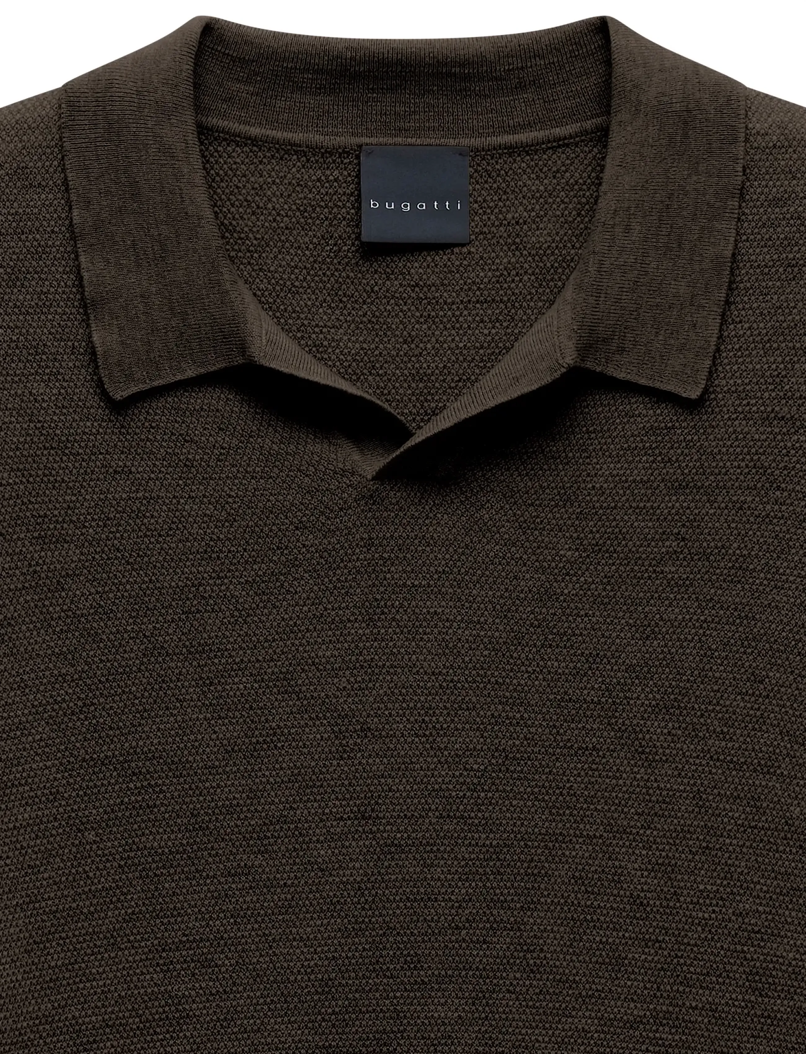 Bugatti - Long sleeve Polo shirt - brown - 5