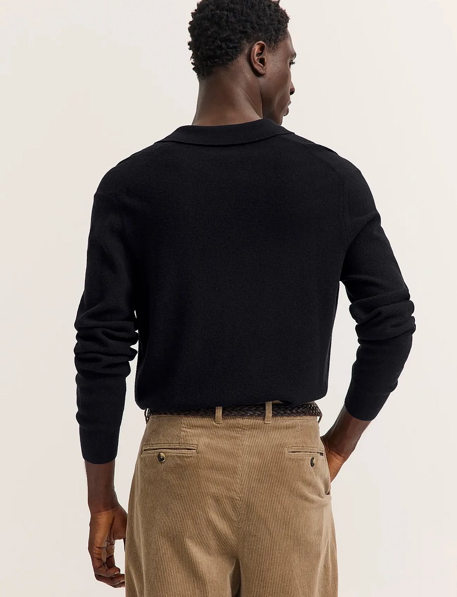 Bugatti - Long sleeve Polo shirt - navy blue - 3