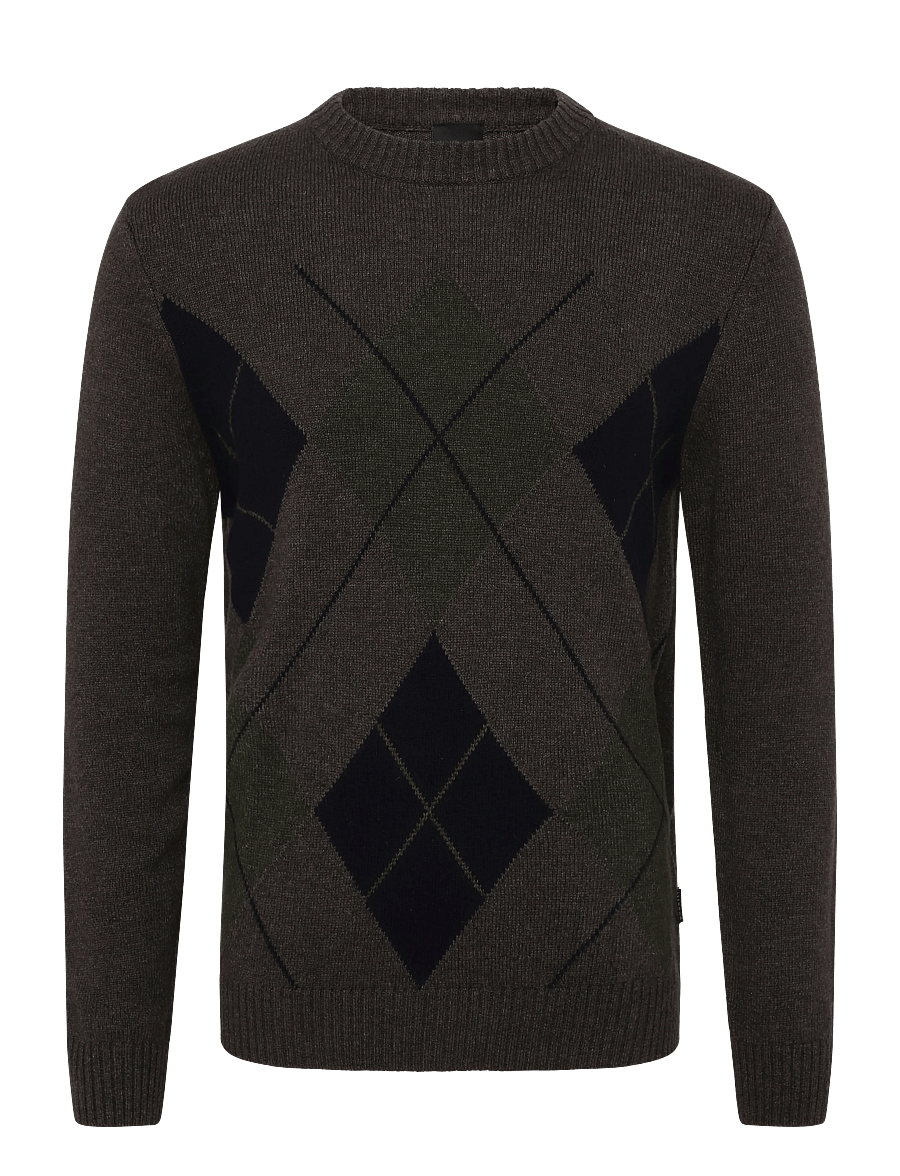 Bugatti - Pullover crew neck - Ümara kaelusega - brown - 1