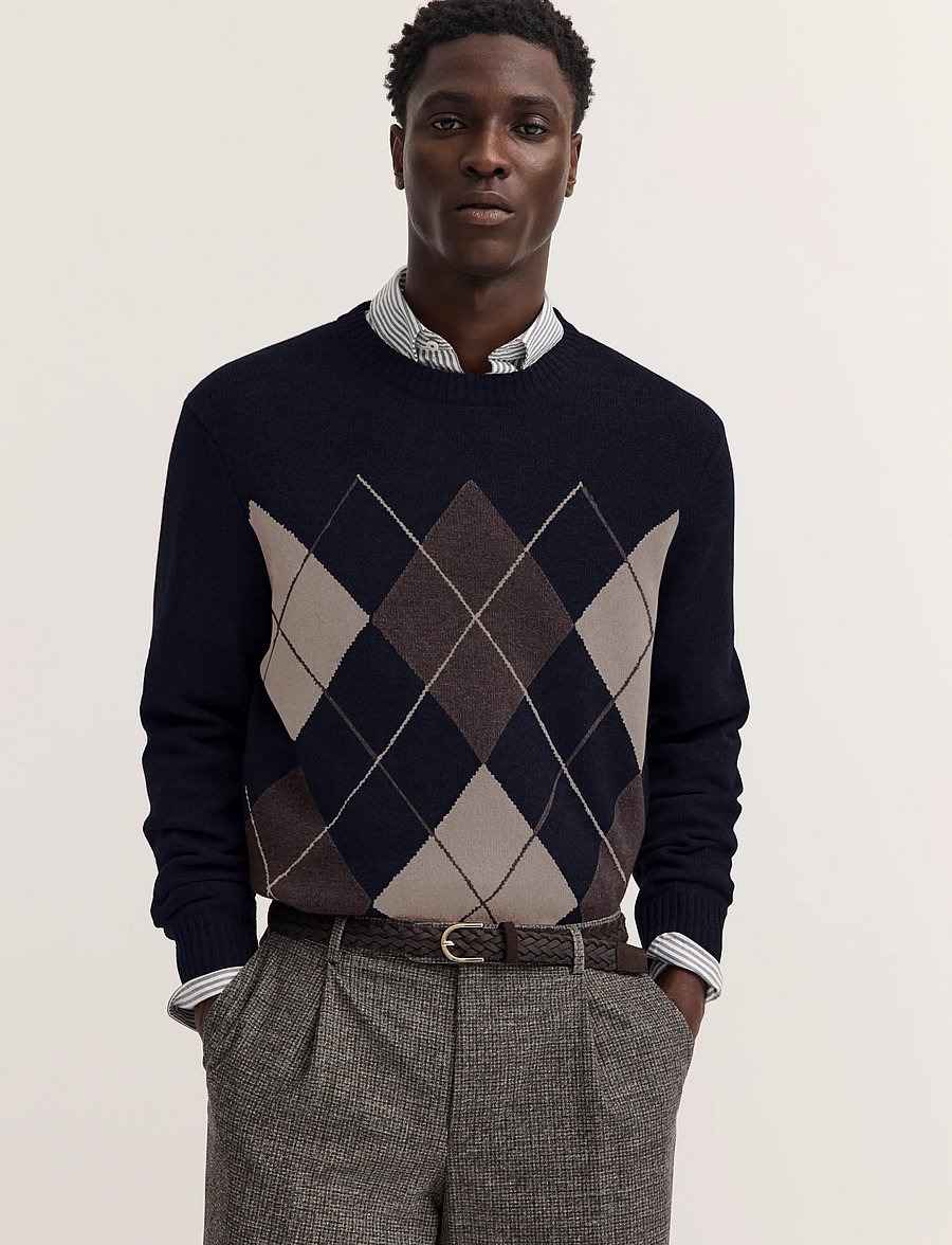 Bugatti - Pullover crew neck - Ümara kaelusega - brown - 0