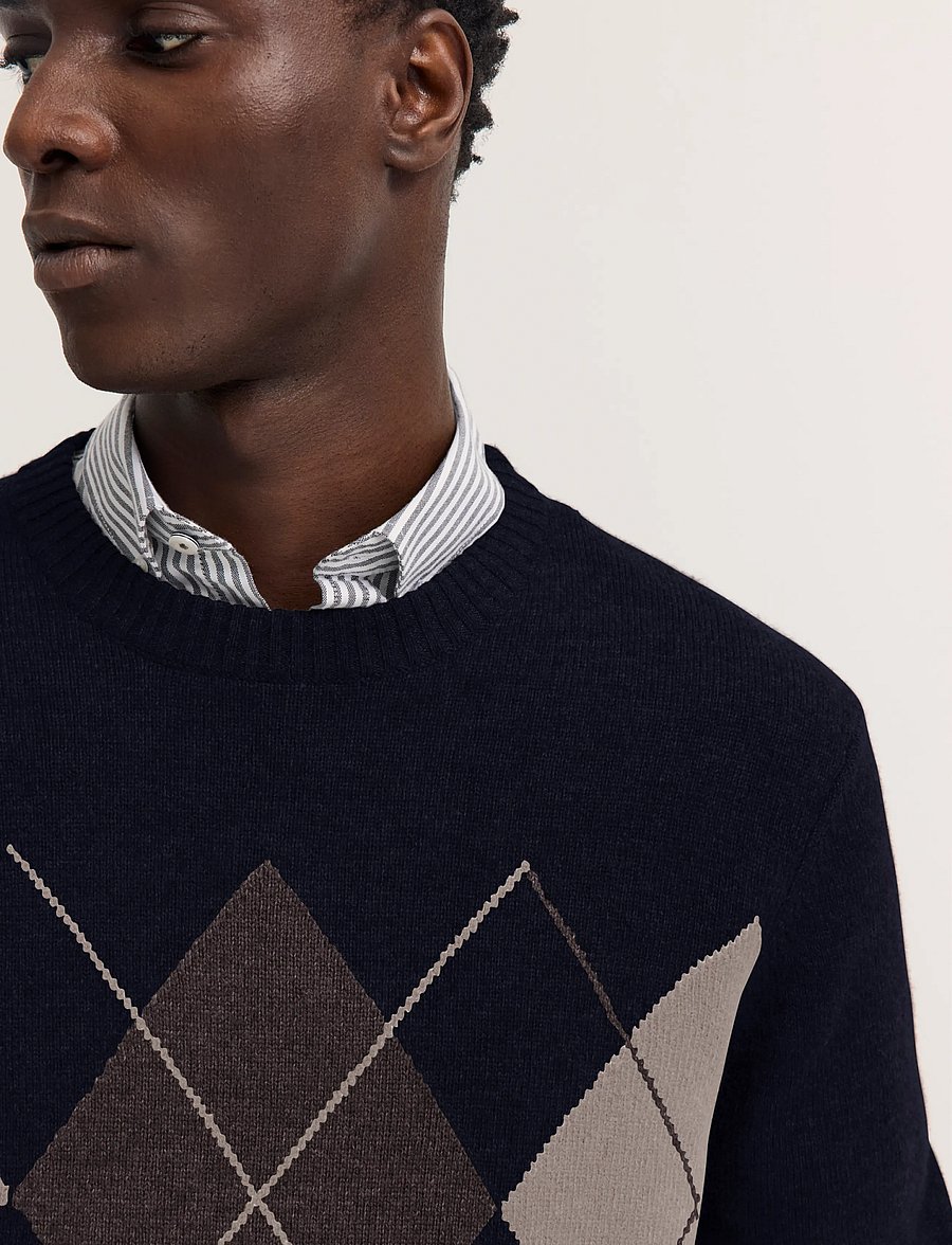 Bugatti - Pullover crew neck - Ümara kaelusega - brown - 4