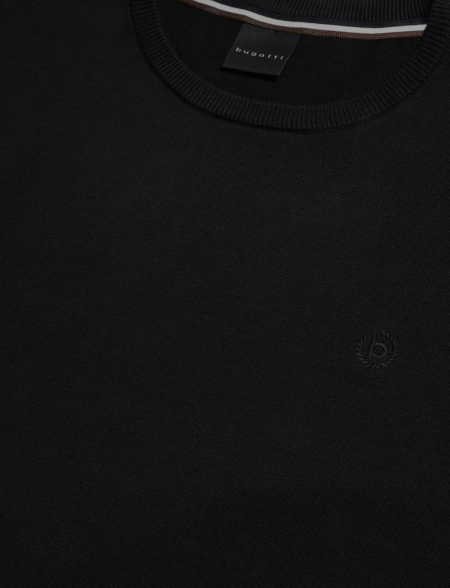 Bugatti - Jumper Crew Neck - rundhalsad - black - 5