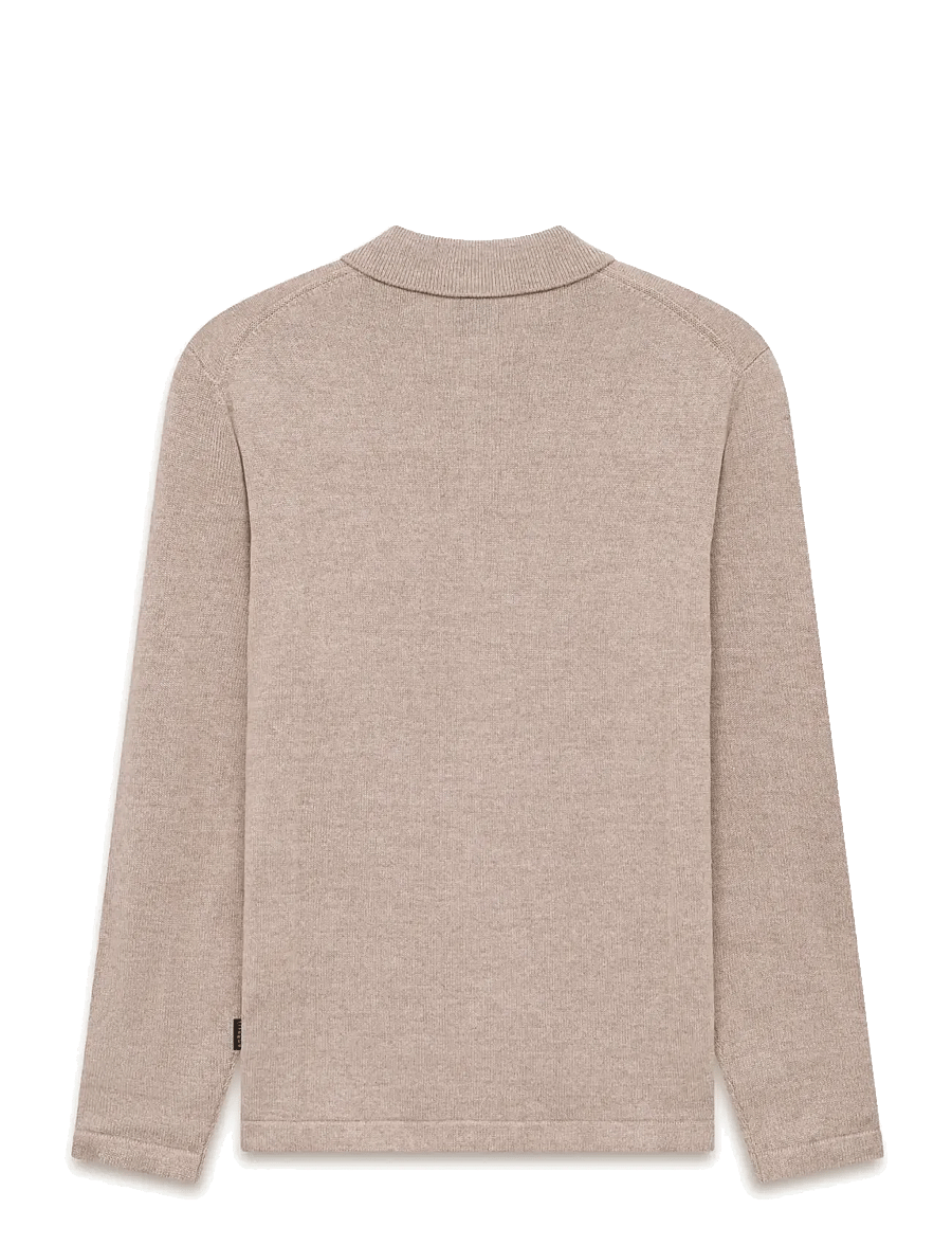 Bugatti - Knitted cardigan - koftor - beige - 2