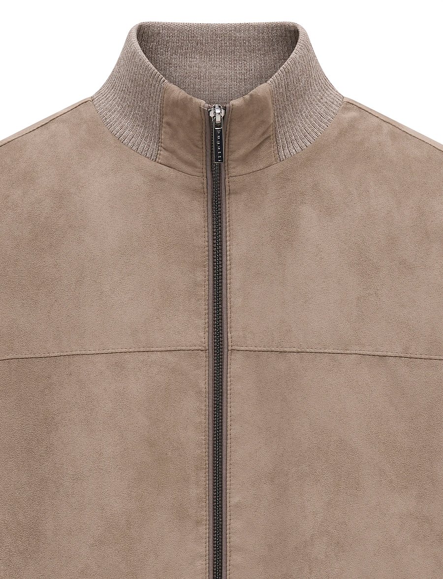 Bugatti - knitted cardigan - hybrid-jacken - beige - 2
