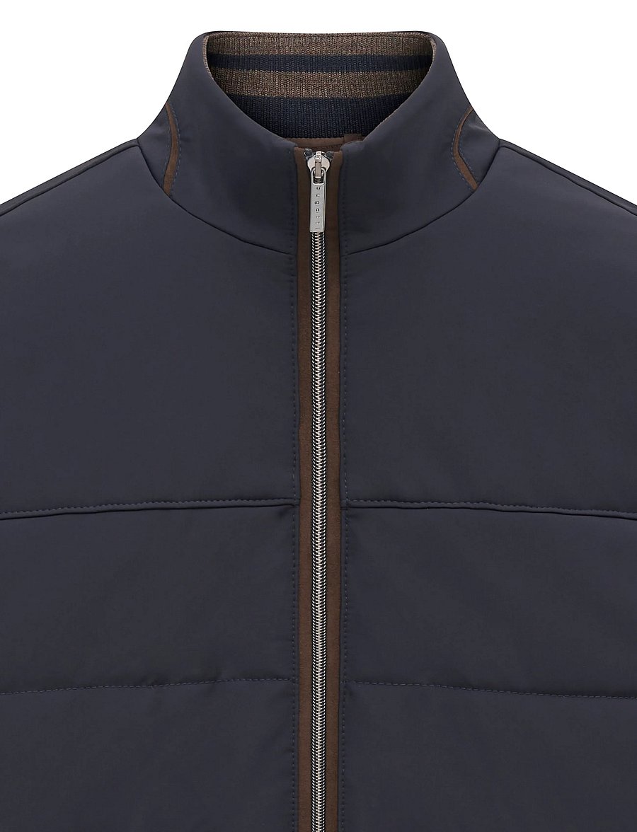 Bugatti - knitted cardigan - hybrid-jacken - navy blue - 5