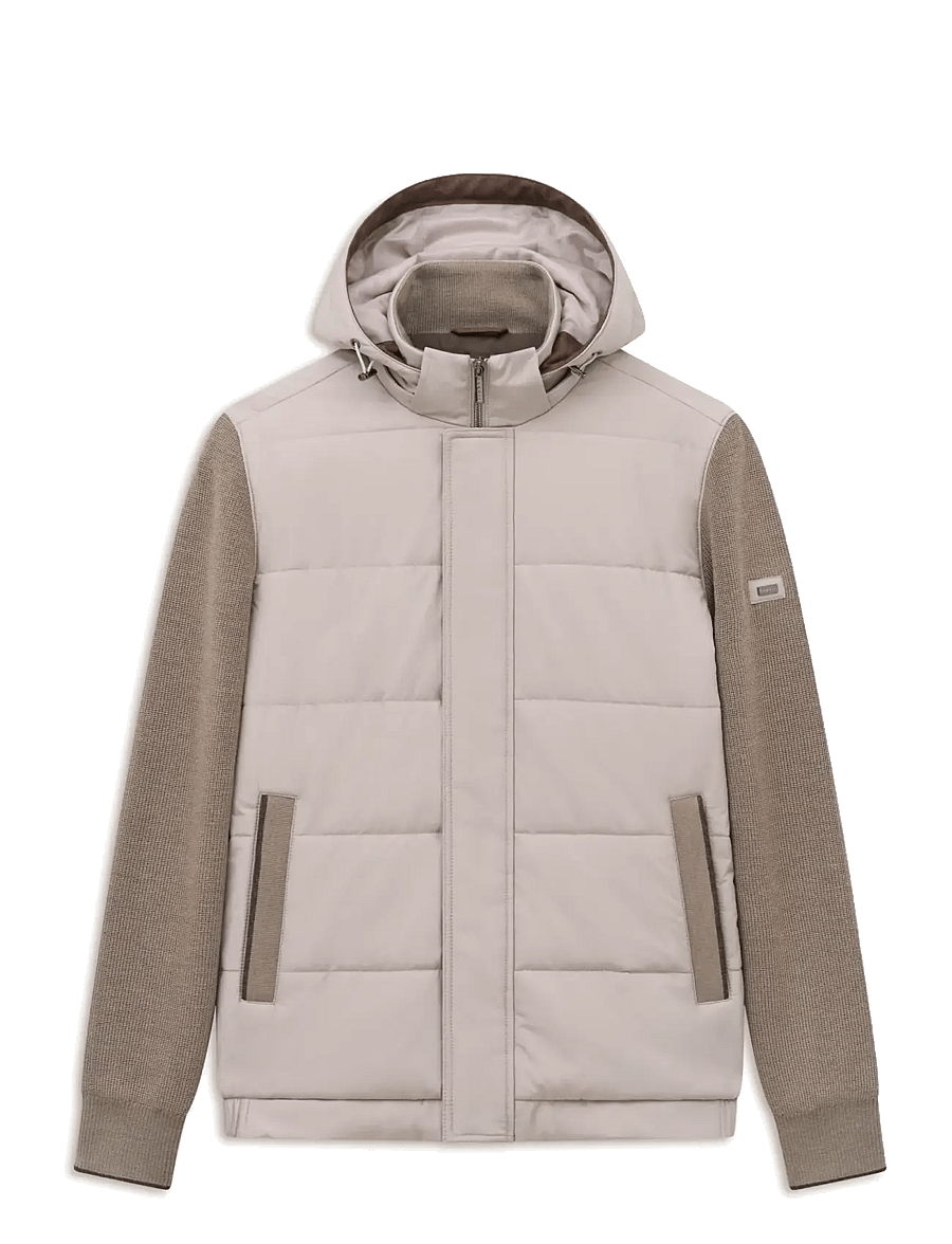 Bugatti - Knitted cardigan - hybrid-jacken - taupe - 1