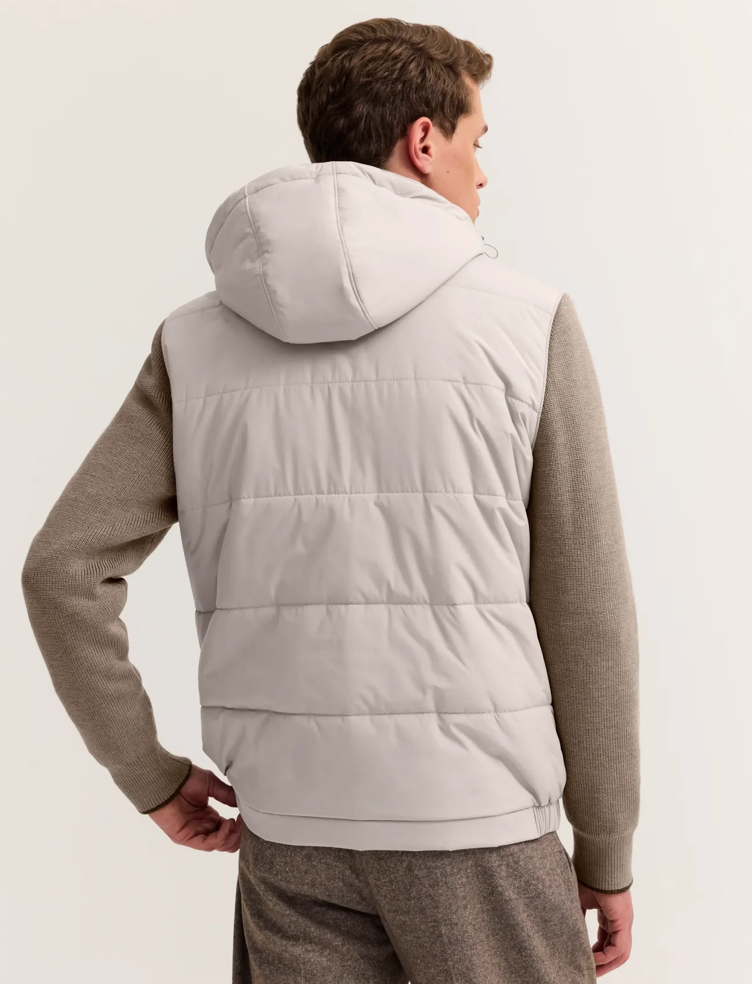 Bugatti - Knitted cardigan - taupe - 3