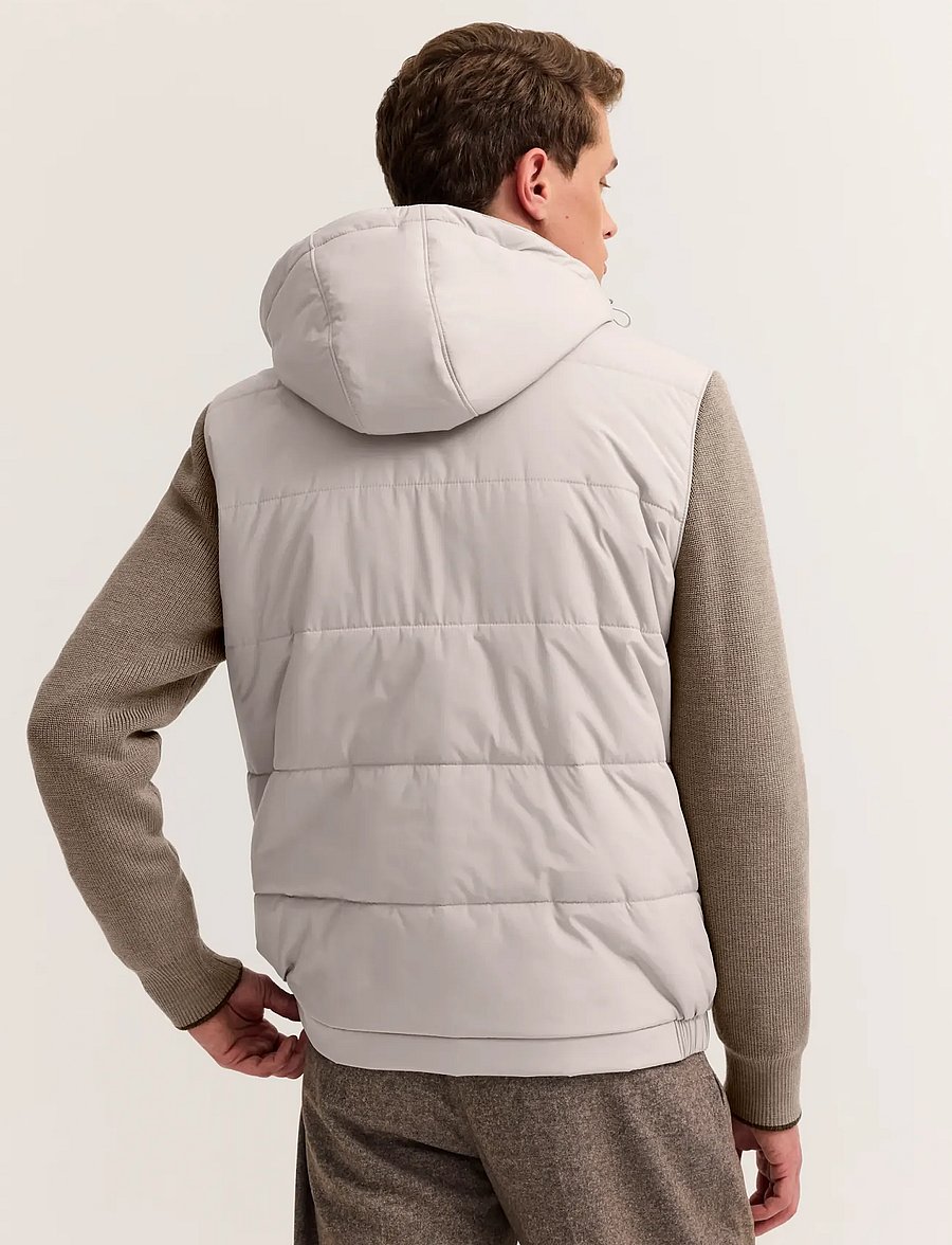 Bugatti - Knitted cardigan - hybrid-jacken - taupe - 3