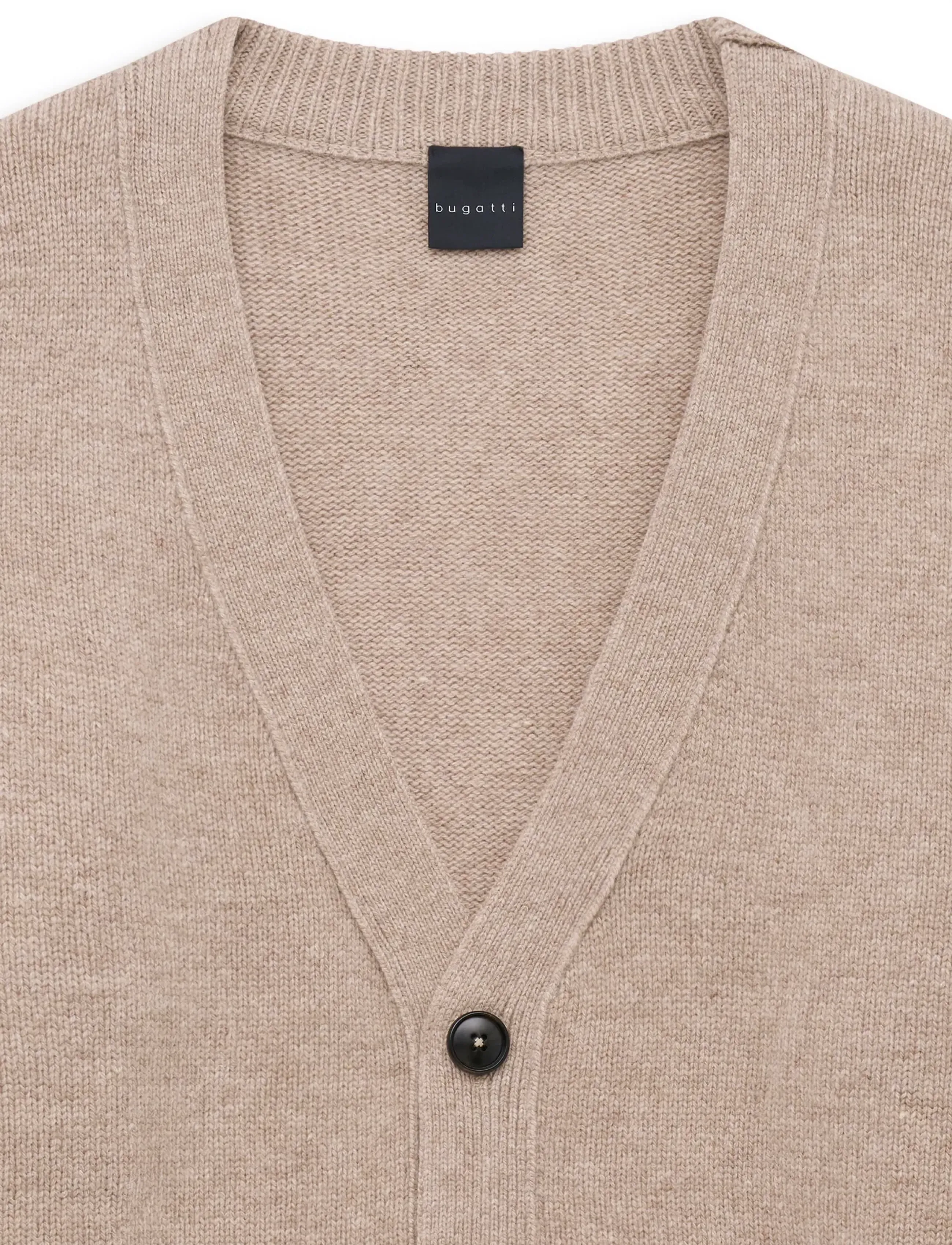 Bugatti - Knitted cardigan - koftor - beige - 2