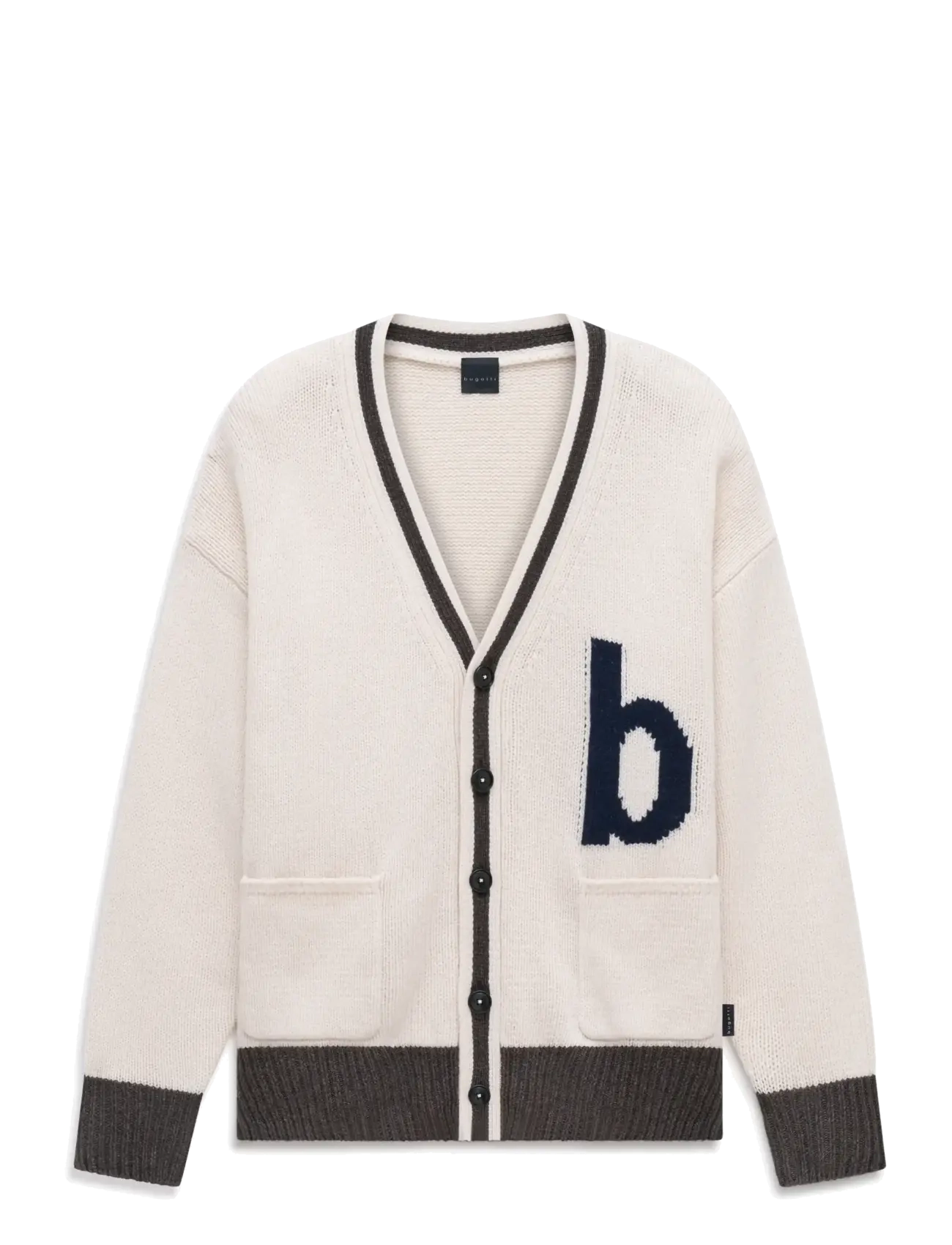 Bugatti Knitted cardigan - Lediga festkläder - ECRU / cream