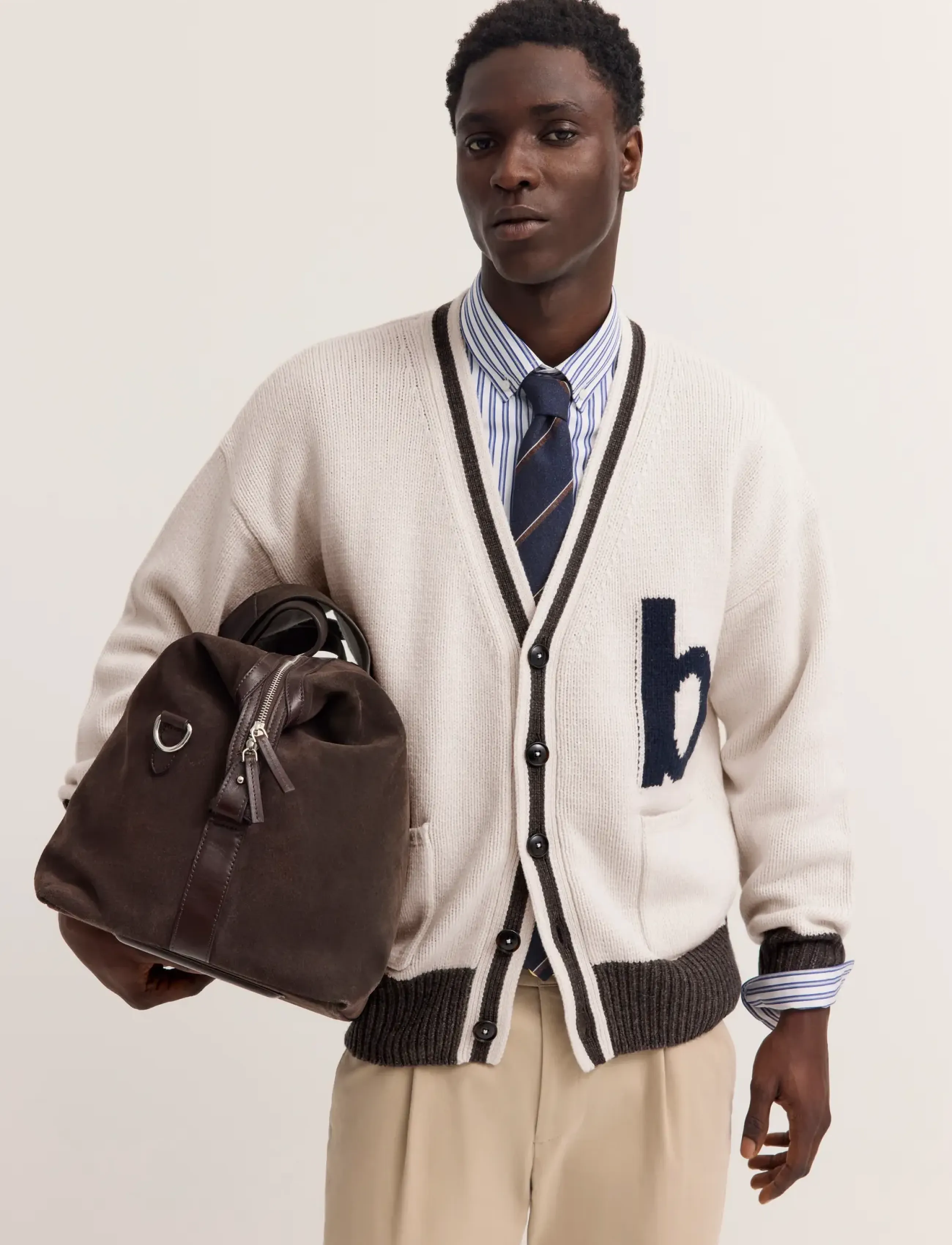 Bugatti - Knitted cardigan - koftor - ecru - 0
