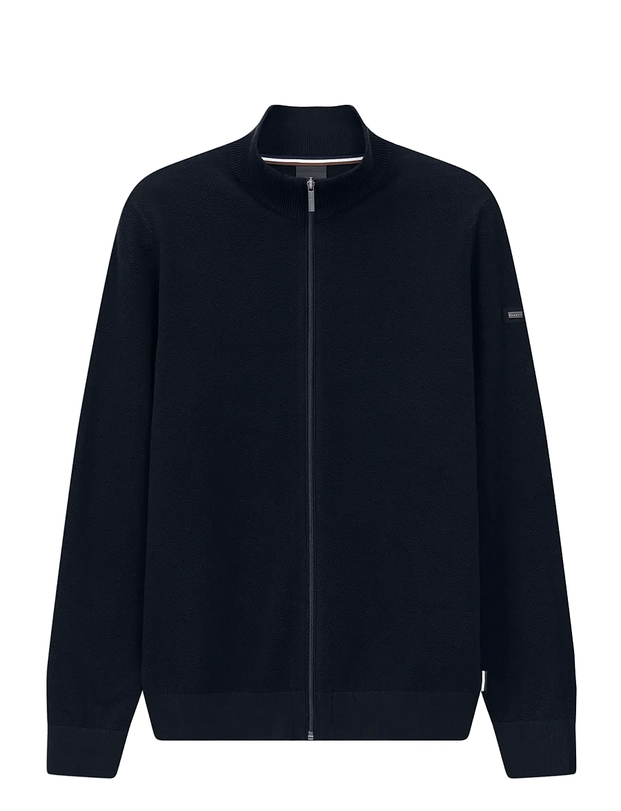 Bugatti - Knit jacket - navy blue - 1