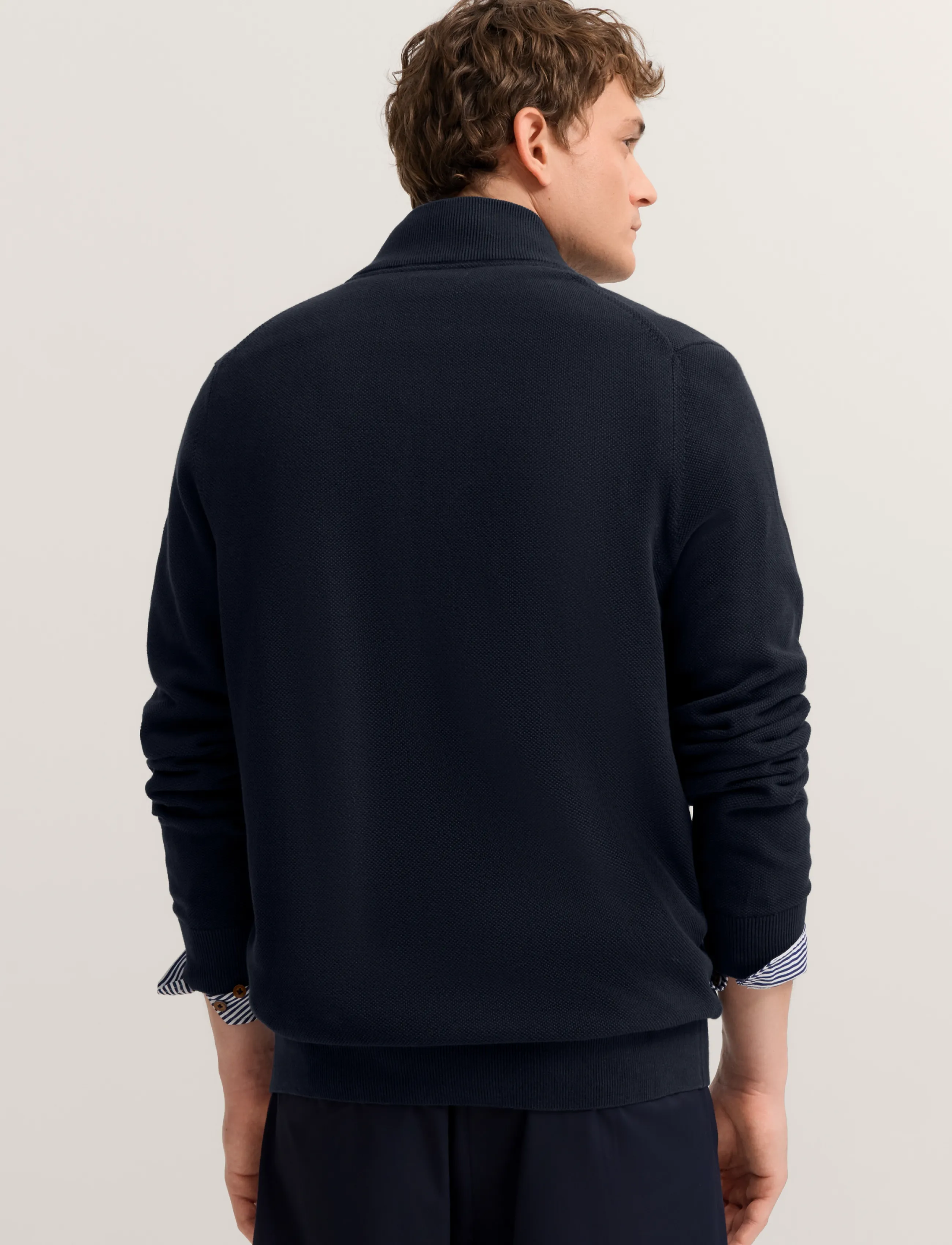 Bugatti - Knit jacket - navy blue - 3