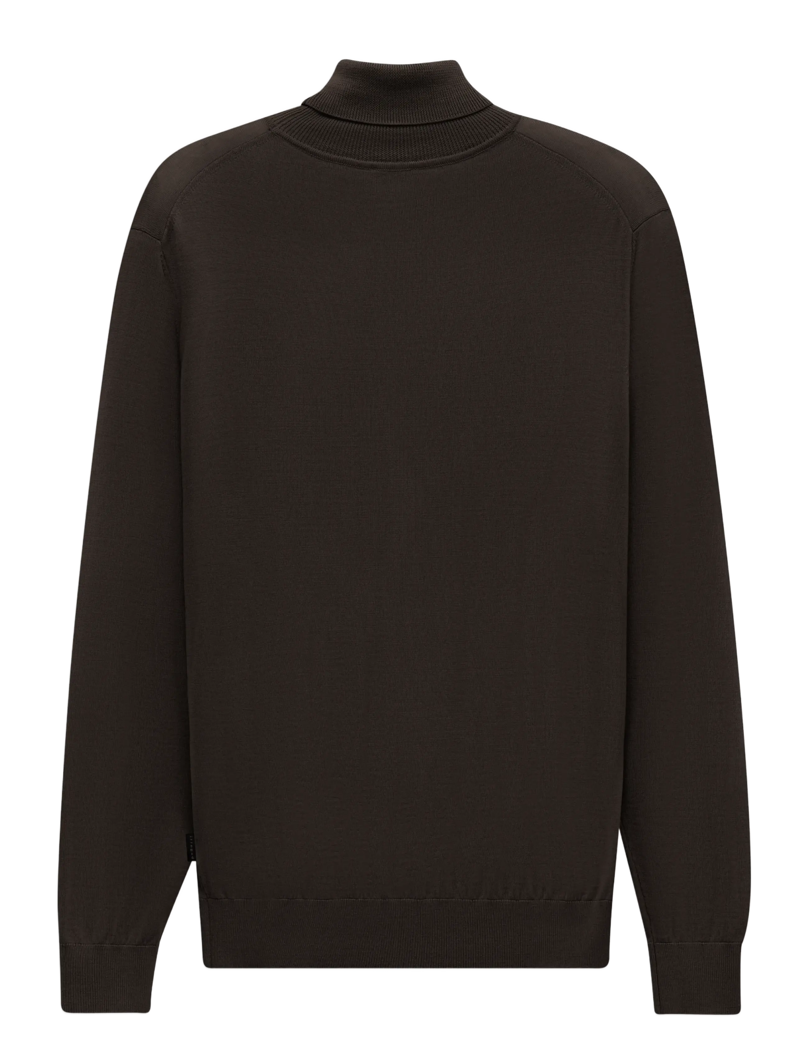 Bugatti - turtle neck pullover - polokrage - brown - 1