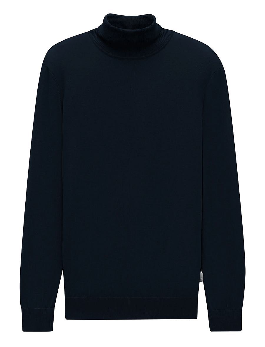 Bugatti - turtle neck pullover - rullekraver - navy blue - 0