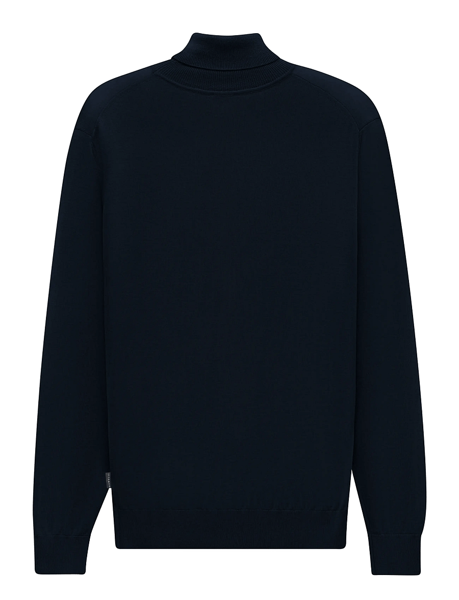Bugatti - turtle neck pullover - rullekraver - navy blue - 1