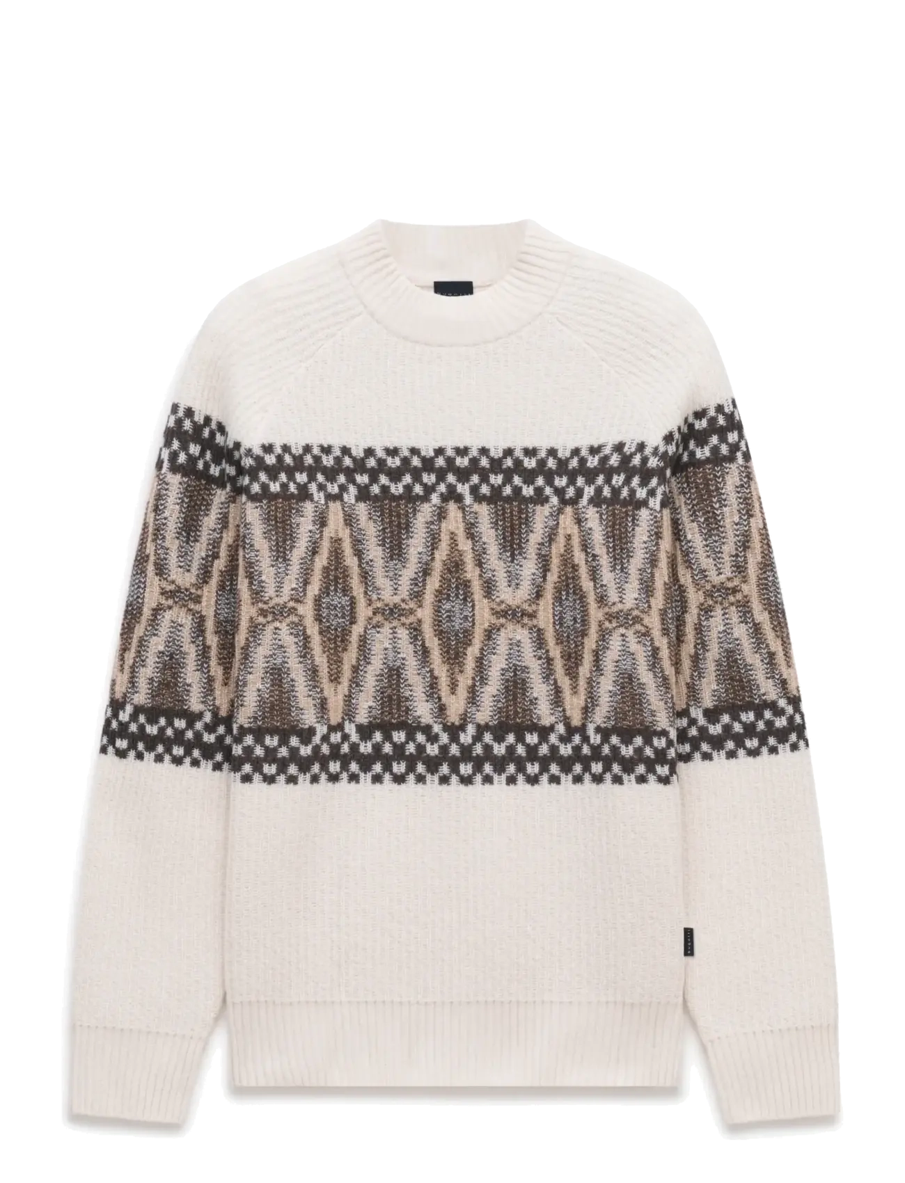 Bugatti Turtle neck pullover - Lediga festkläder - ECRU / cream