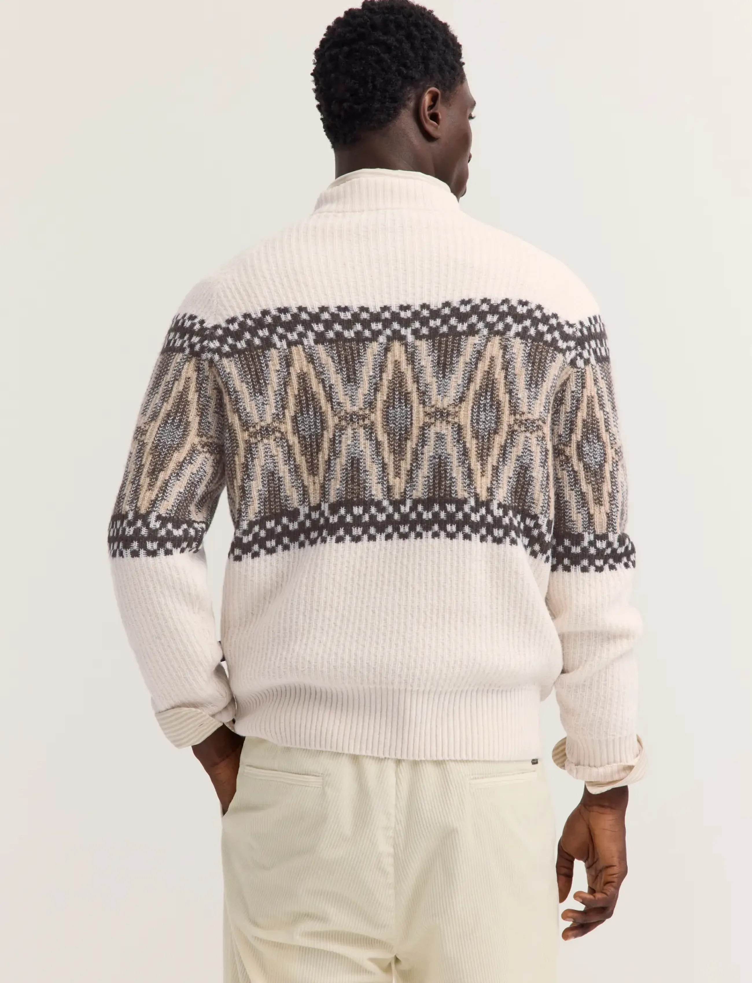 Bugatti - Turtle neck pullover - rundhalsad - ecru - 3