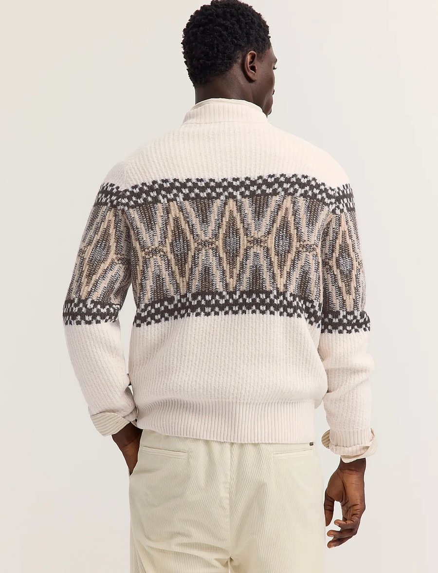 Bugatti - Turtle neck pullover - rundhalsad - ecru - 3