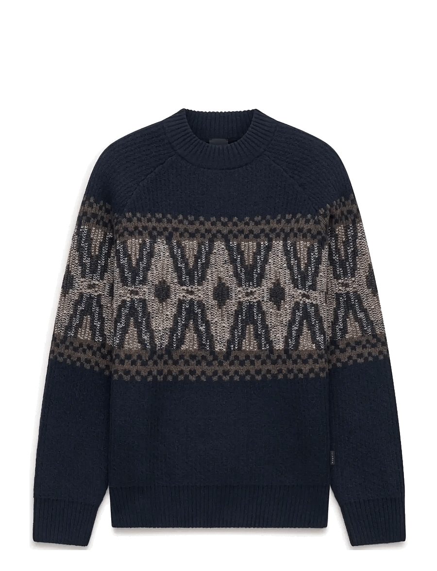 Bugatti - Turtle neck pullover - rundhalsad - navy blue - 1