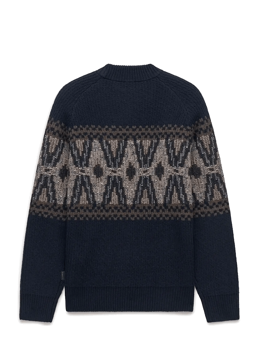 Bugatti - Turtle neck pullover - rundhalsad - navy blue - 2