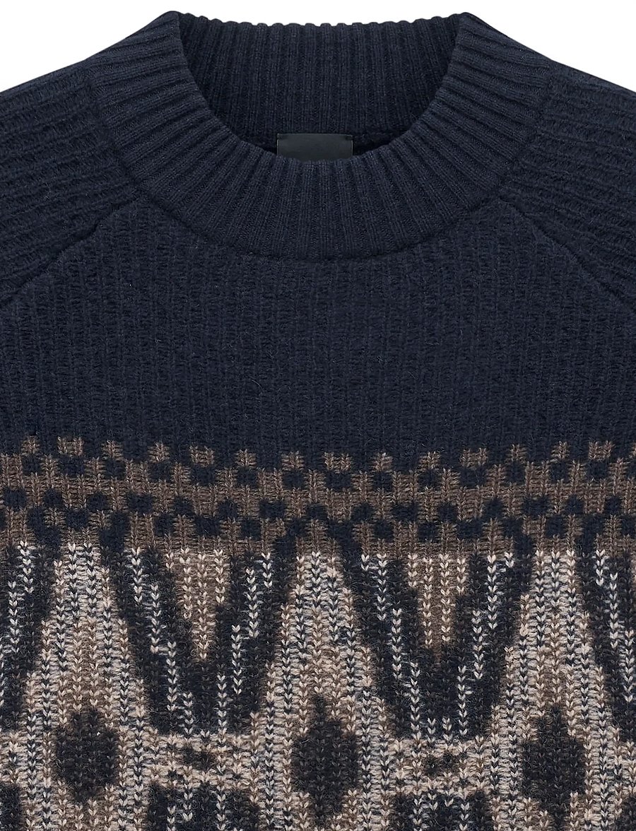 Bugatti - Turtle neck pullover - rundhalsad - navy blue - 5