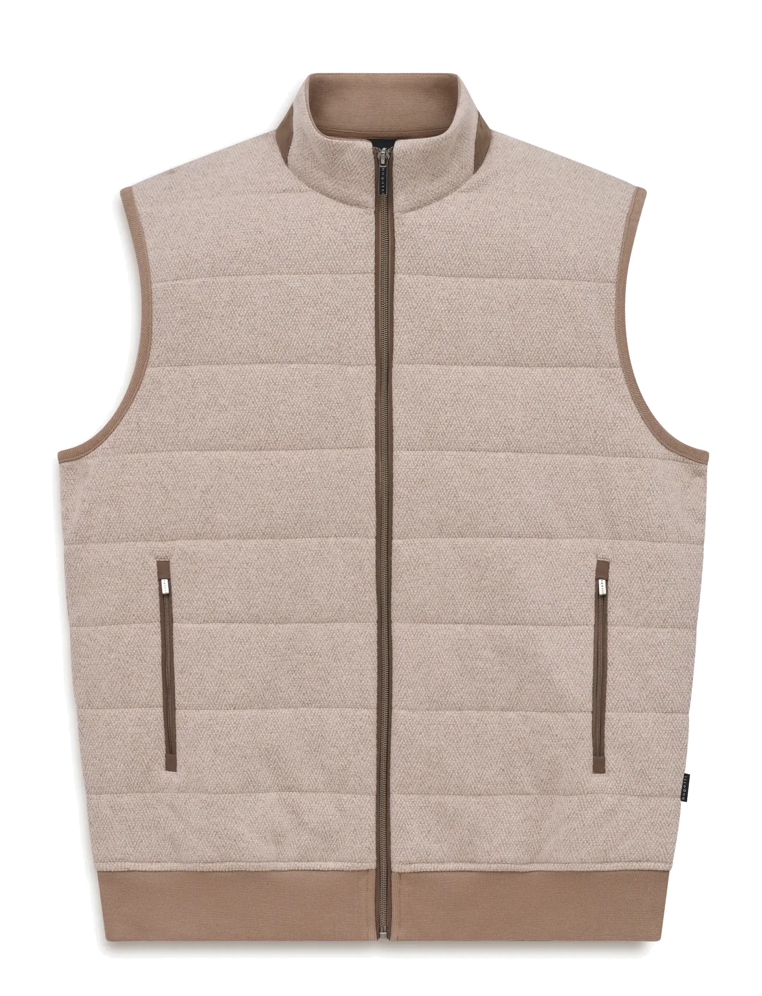 Bugatti - Knitted waistcoat - westen - beige - 1