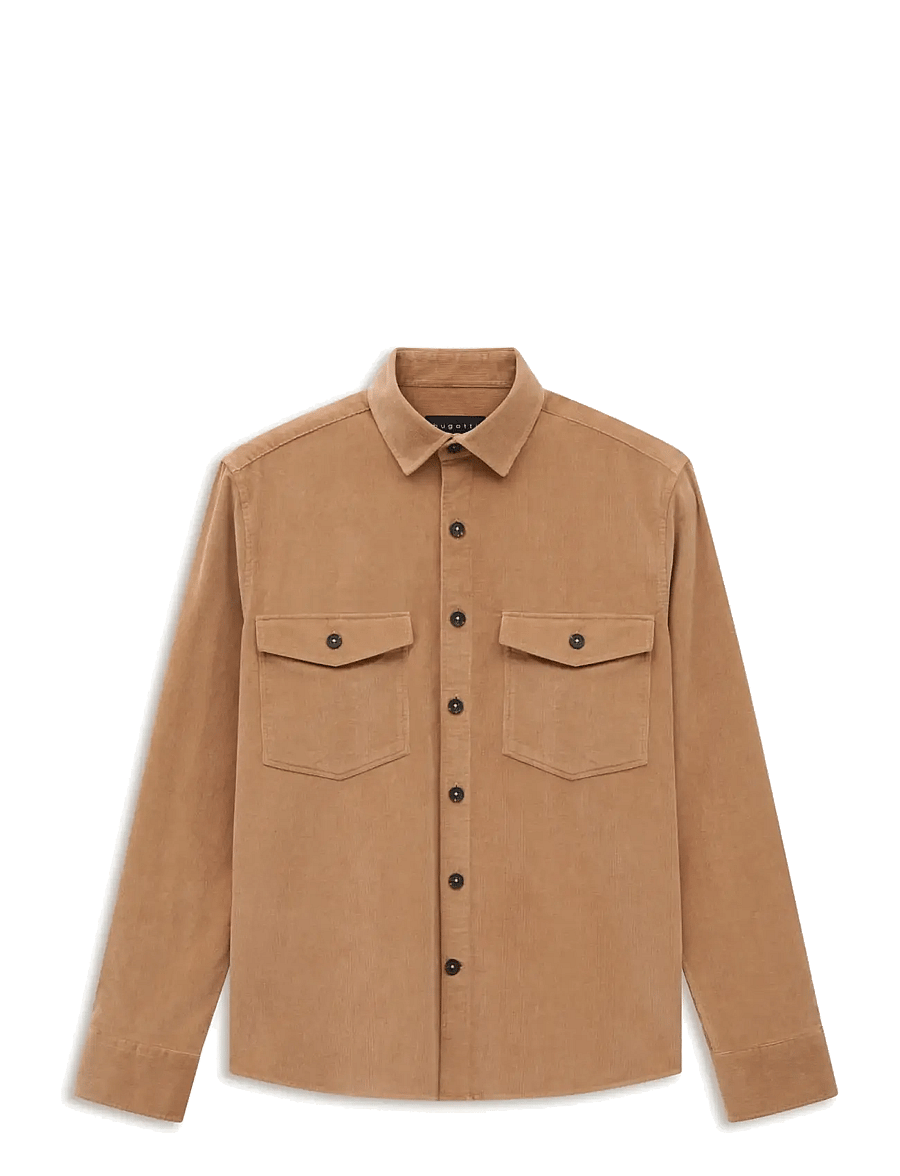 Bugatti - Casual shirt 1/1 sleeve - casual skjorter - taupe - 1