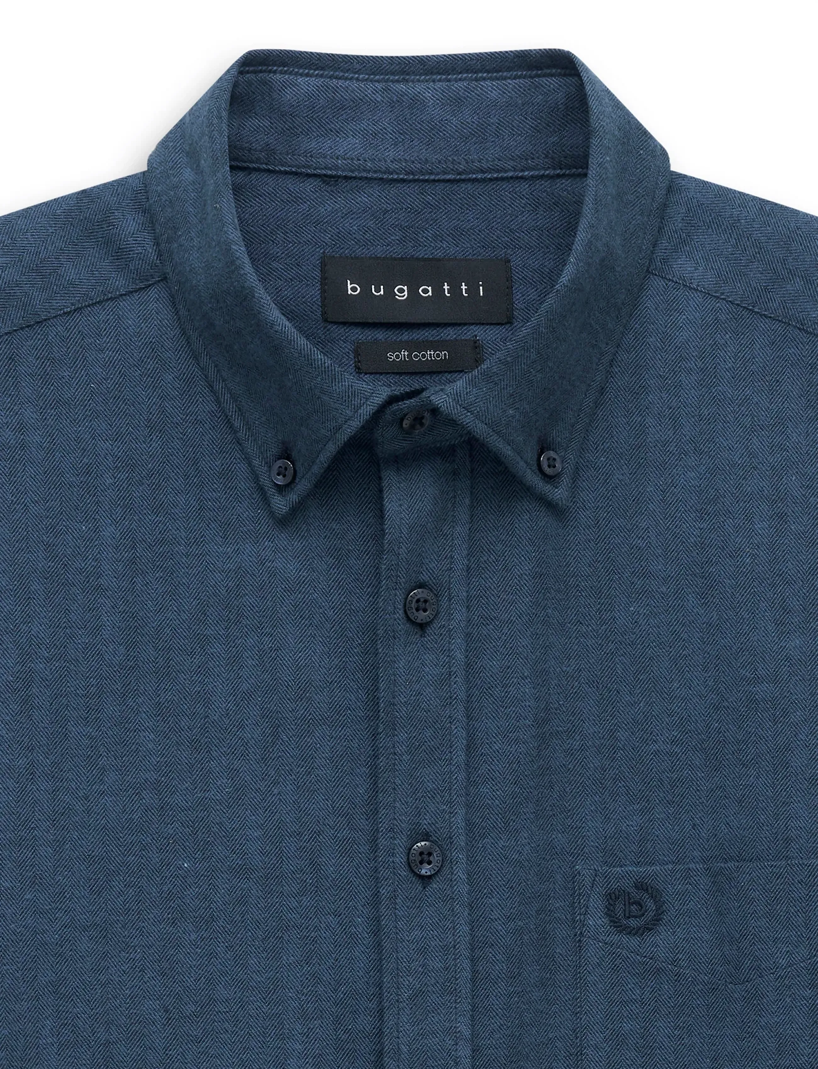 Bugatti - Casual shirt 1/1 sleeve - navy blue - 2