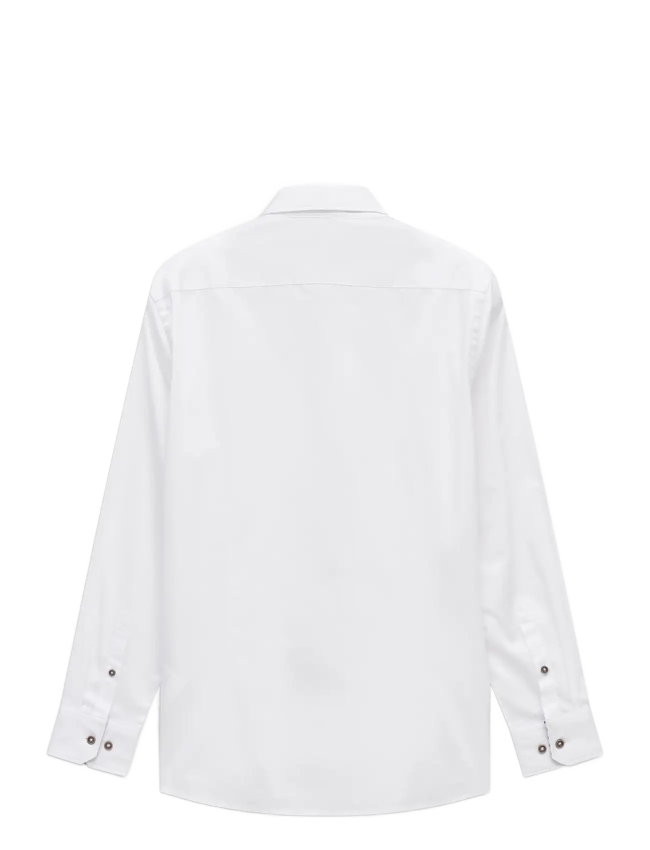 Bugatti - casual shirt 1/1 sleeve - vabaajasärgid - white - 1