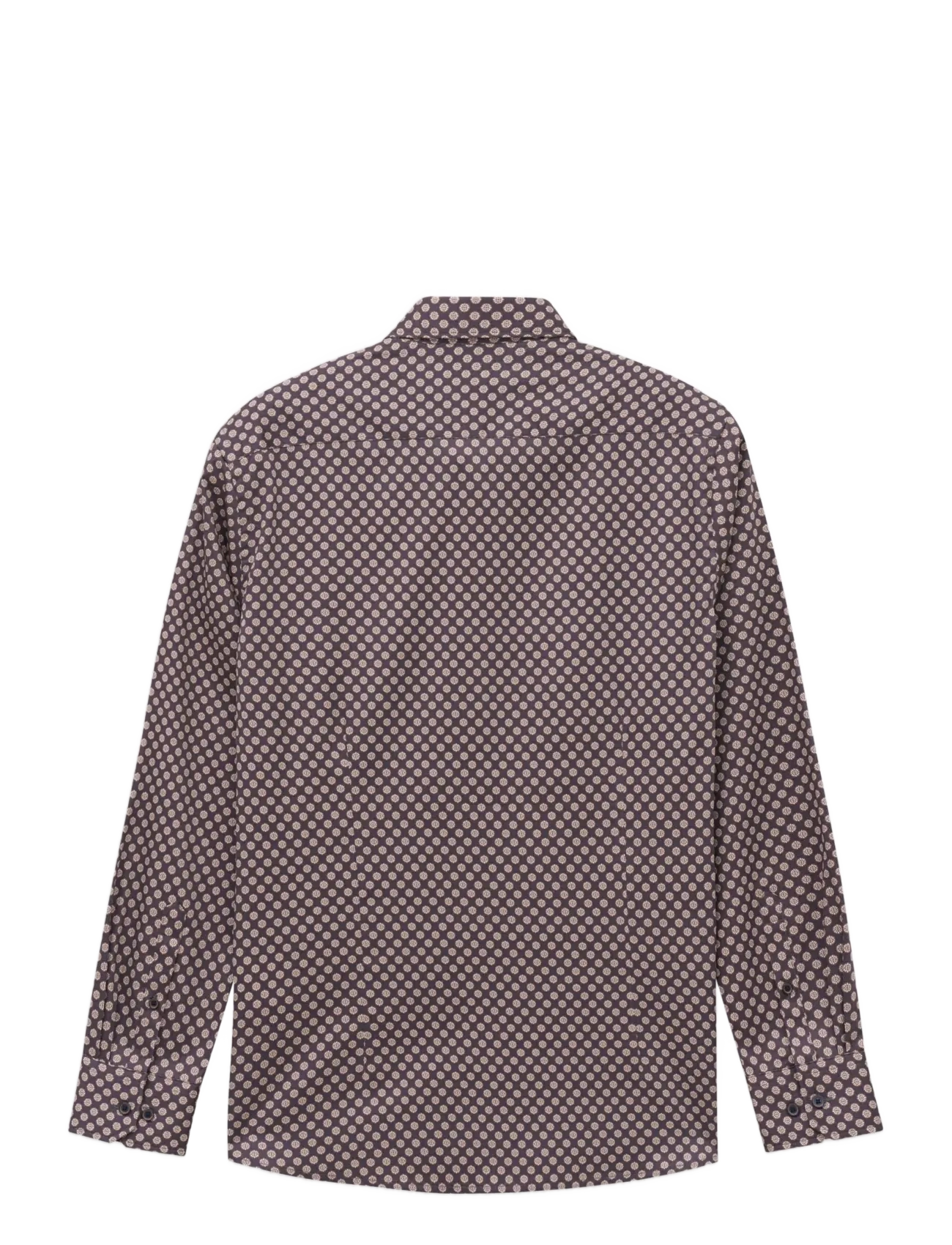 Bugatti - casual shirt 1/1 sleeve - vabaajasärgid - beige - 1
