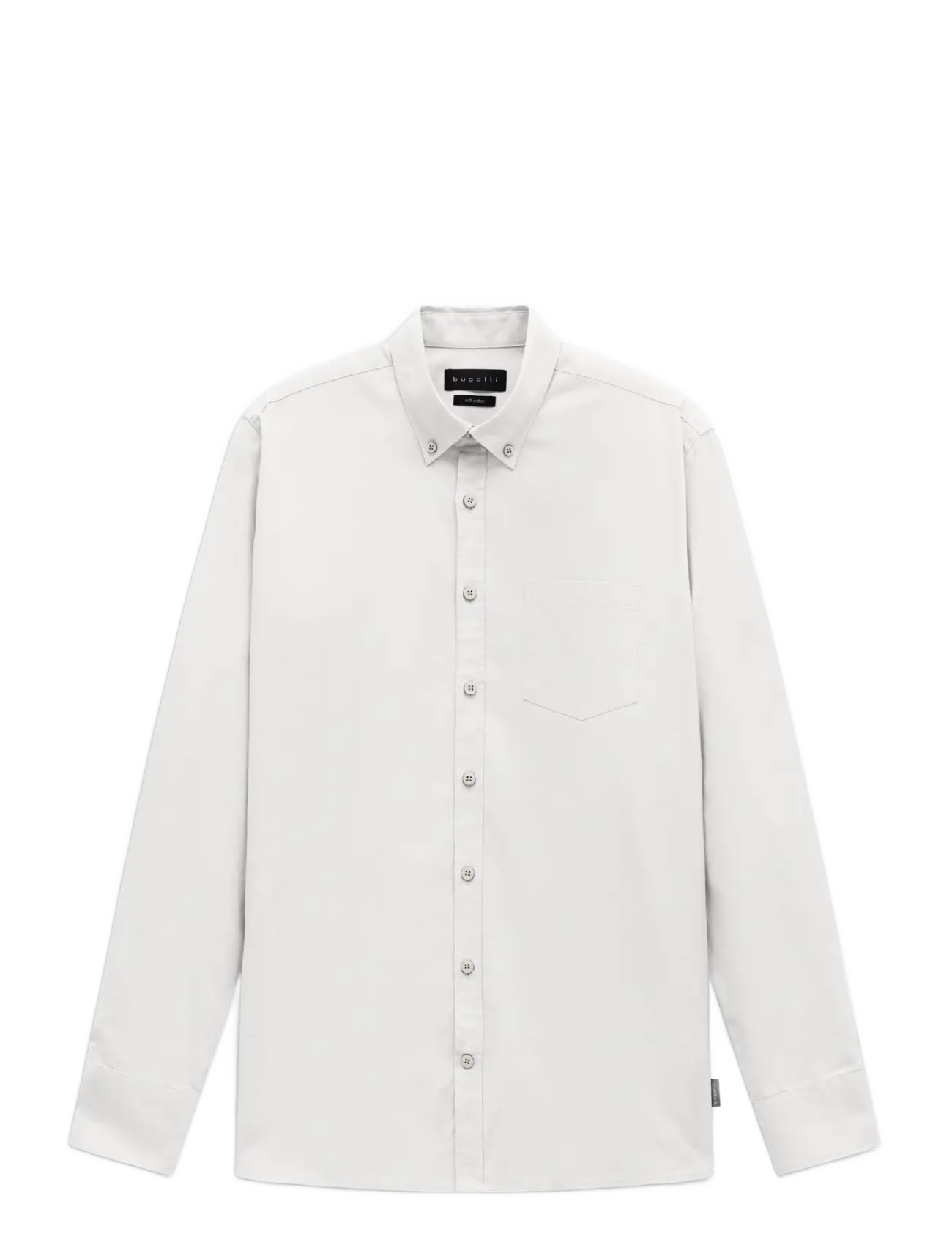 Bugatti casual shirt 1/1 sleeve - Särgid - WHITE / white