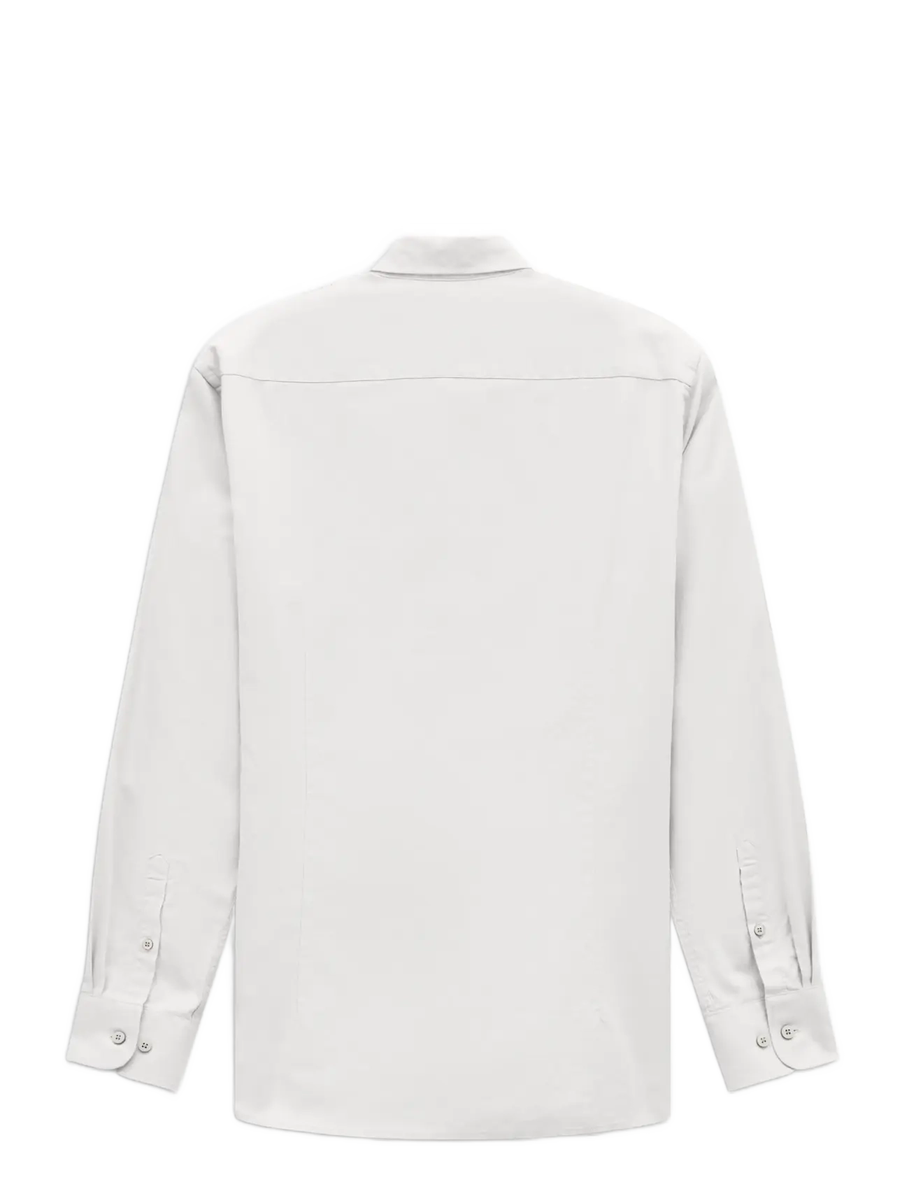 Bugatti - casual shirt 1/1 sleeve - vabaajasärgid - white - 1