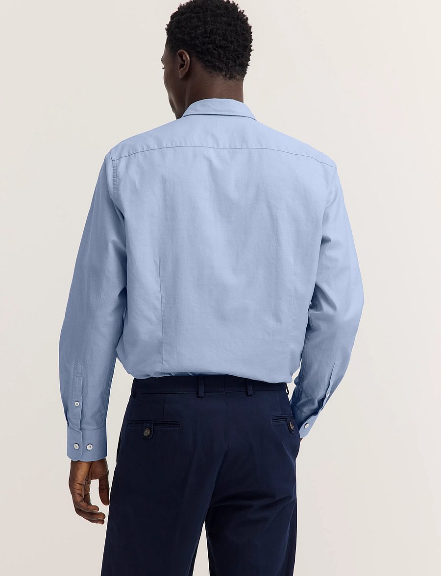 Bugatti - casual shirt 1/1 sleeve - oxfordi särgid - light blue - 3
