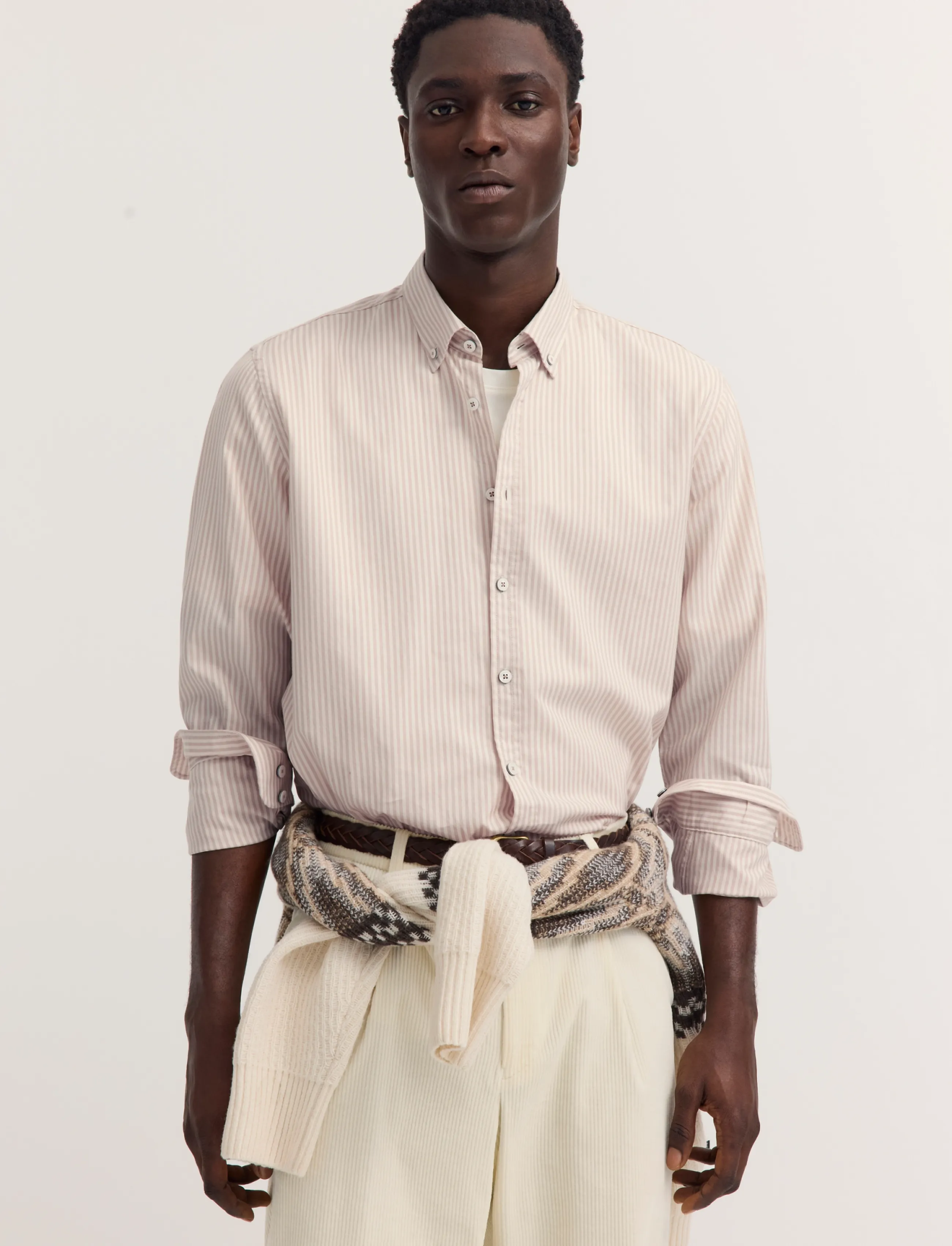 Bugatti casual shirt 1/1 sleeve - Särgid - BEIGE / beige