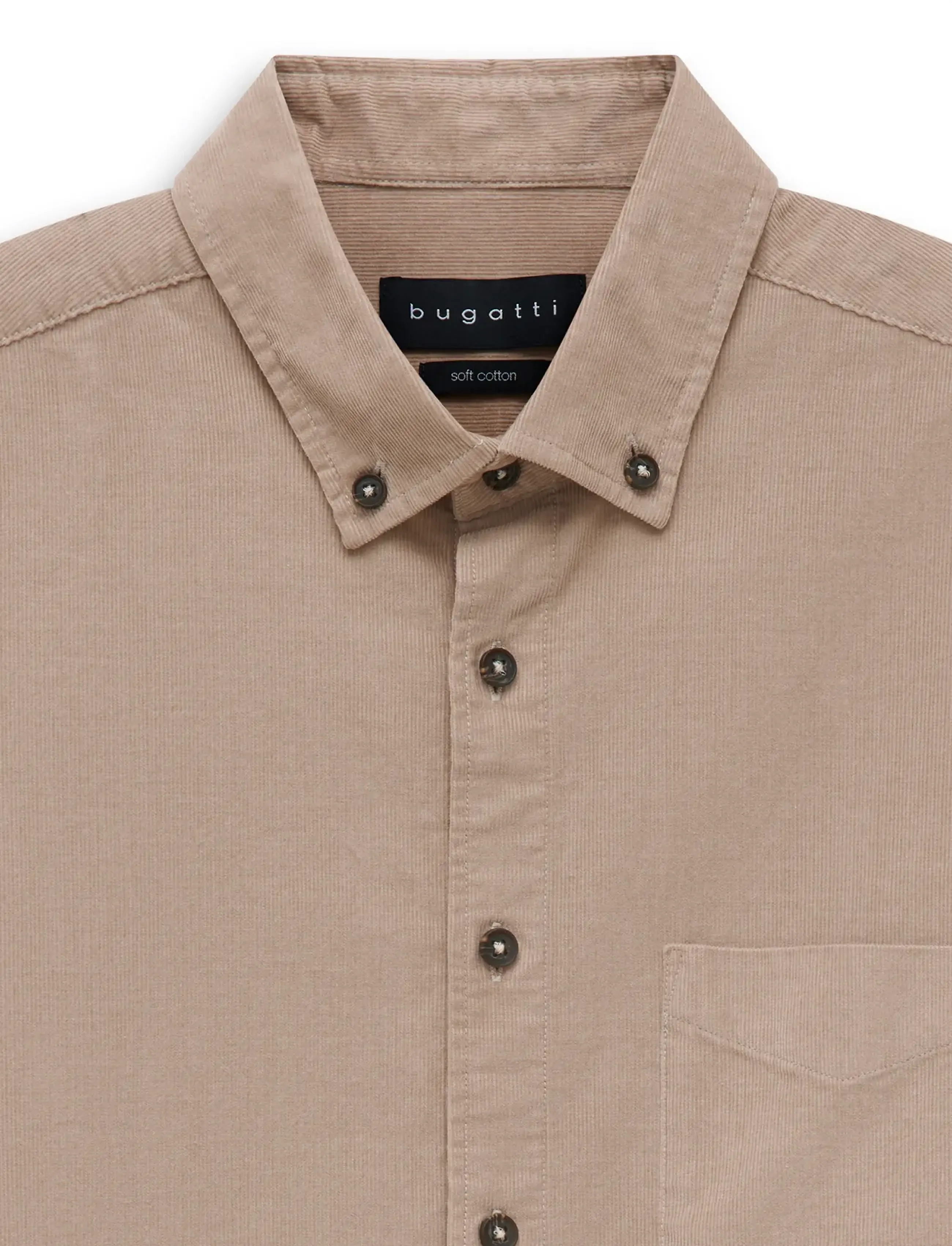 Bugatti - Casual shirt 1/1 sleeve - casual skjorter - beige - 5