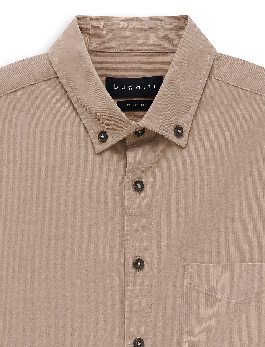 Bugatti - Casual shirt 1/1 sleeve - casual skjorter - beige - 5