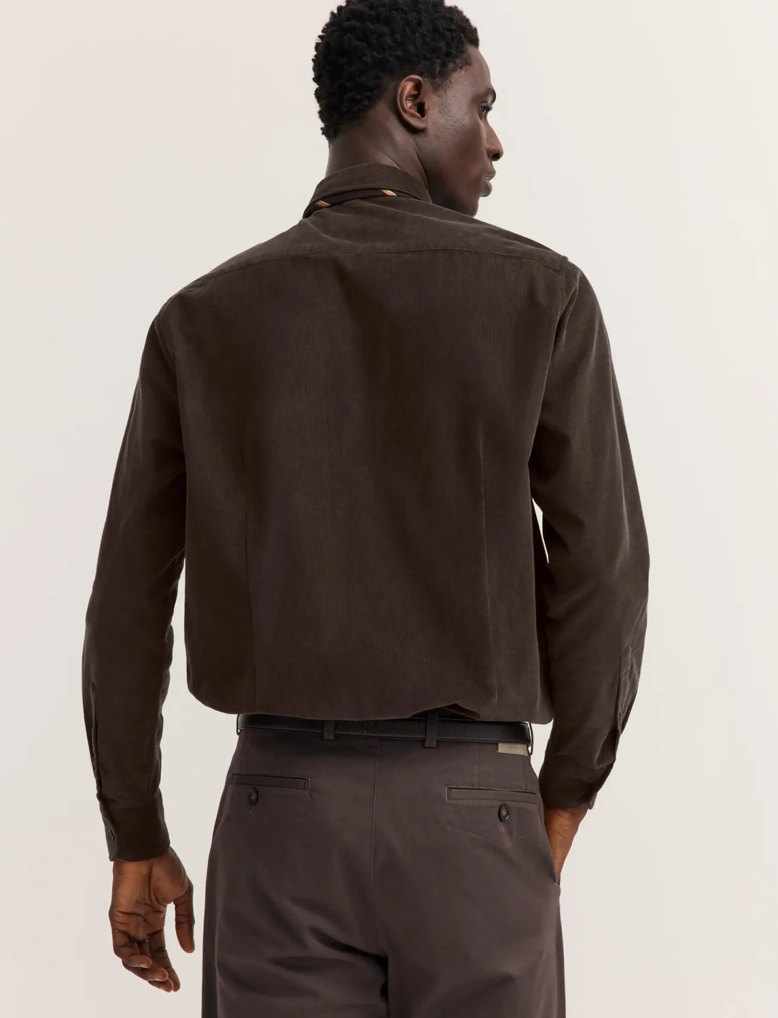 Bugatti - Casual shirt 1/1 sleeve - manchesterskjortor - brown - 3