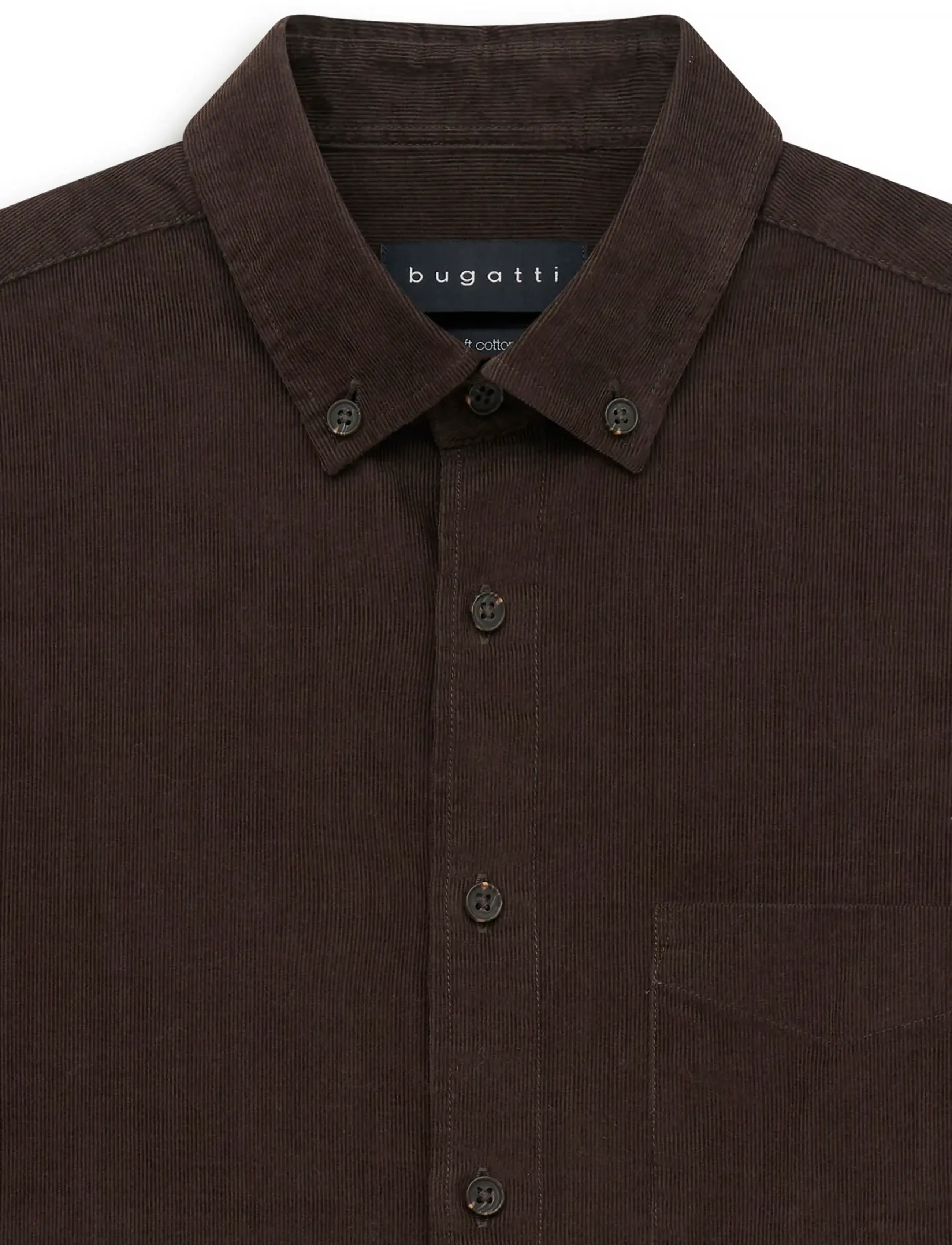 Bugatti - Casual shirt 1/1 sleeve - manchesterskjortor - brown - 5