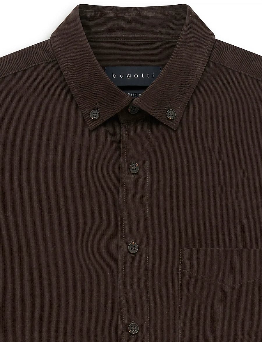 Bugatti - Casual shirt 1/1 sleeve - manchesterskjortor - brown - 5
