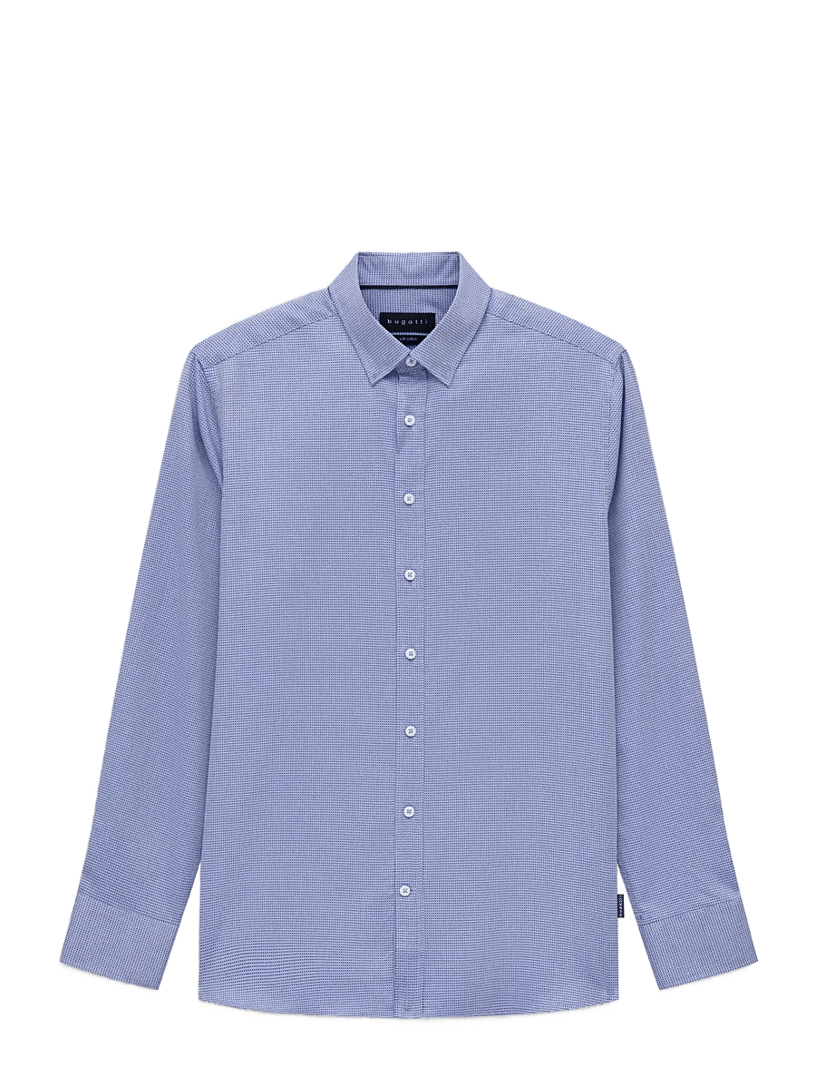 Bugatti - casual shirt 1/1 sleeve - vabaajasärgid - navy blue - 0