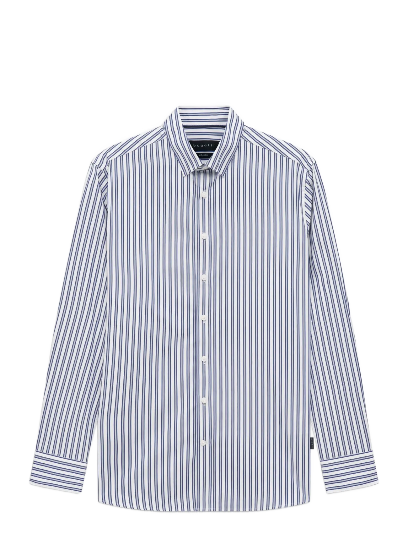 Bugatti - casual shirt 1/1 sleeve - triibulised särgid - navy blue - 1