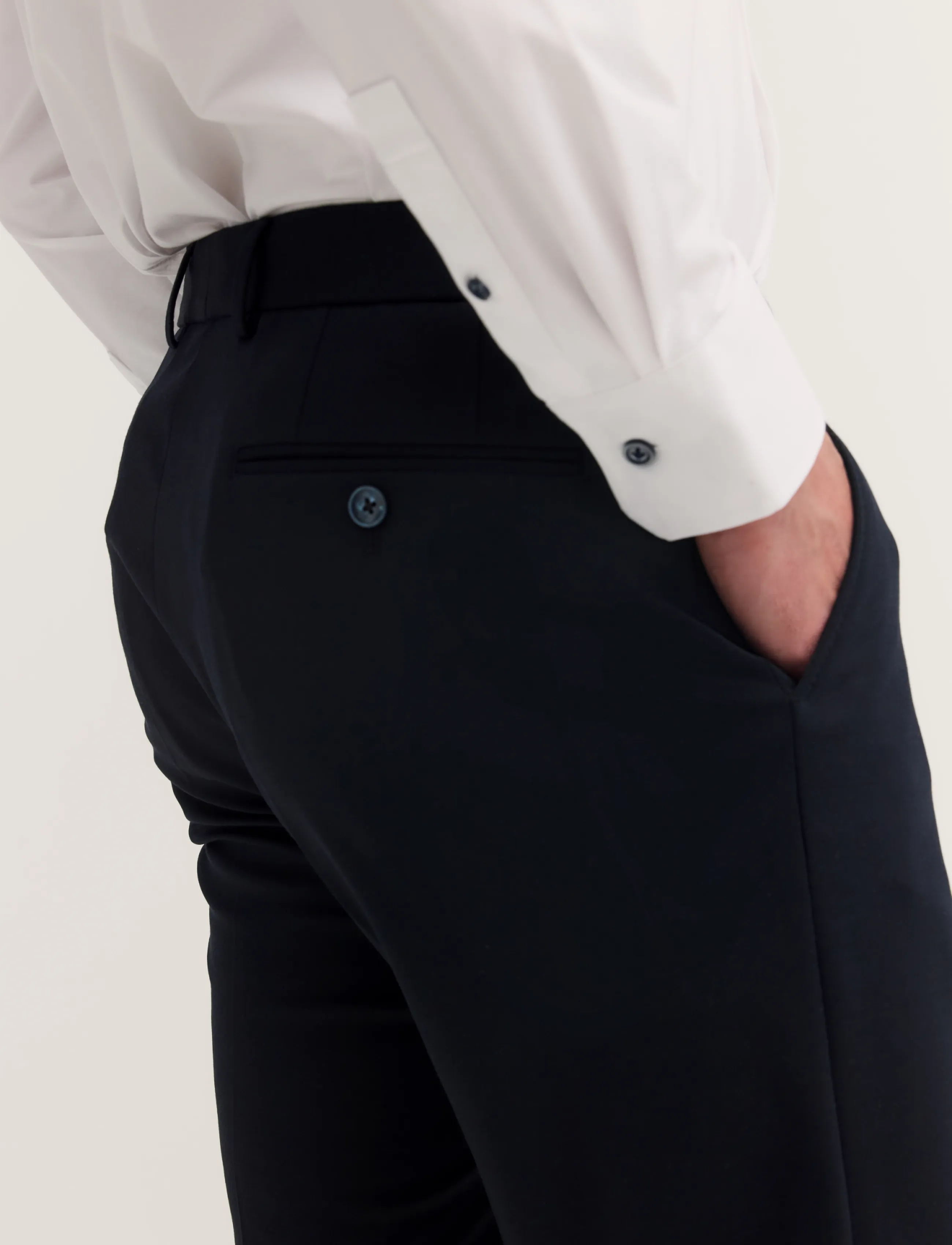 Bugatti - trousers - navy - 4