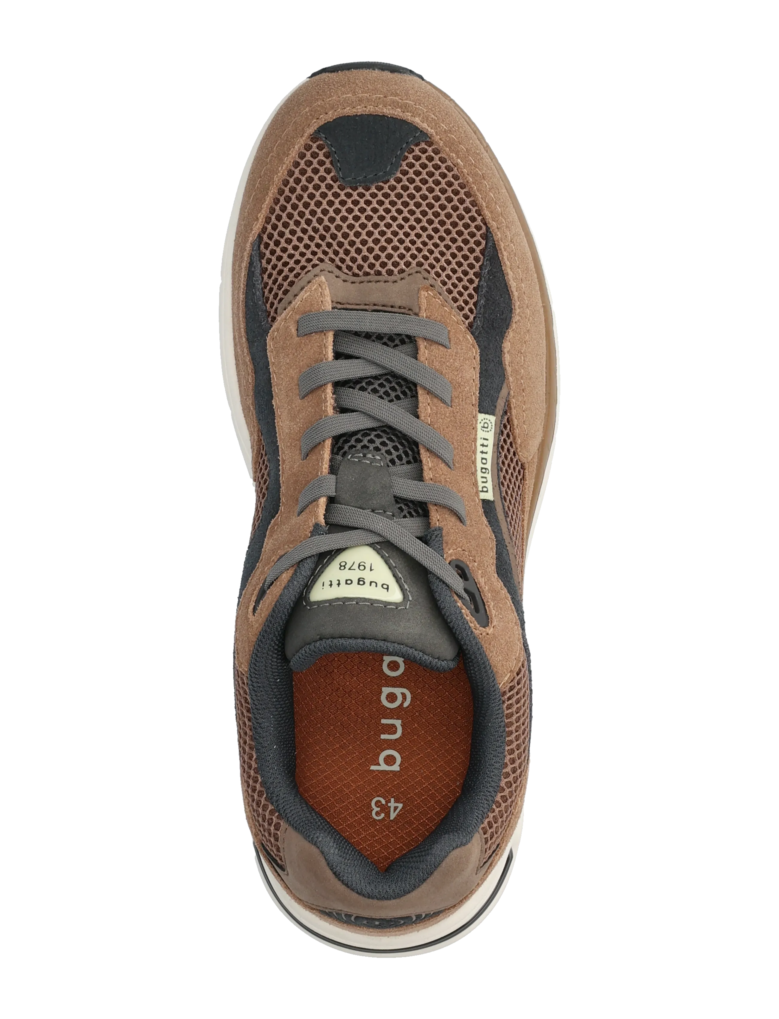 Bugatti - 6375 - sneakers med lavt skaft - taupe/black - 3