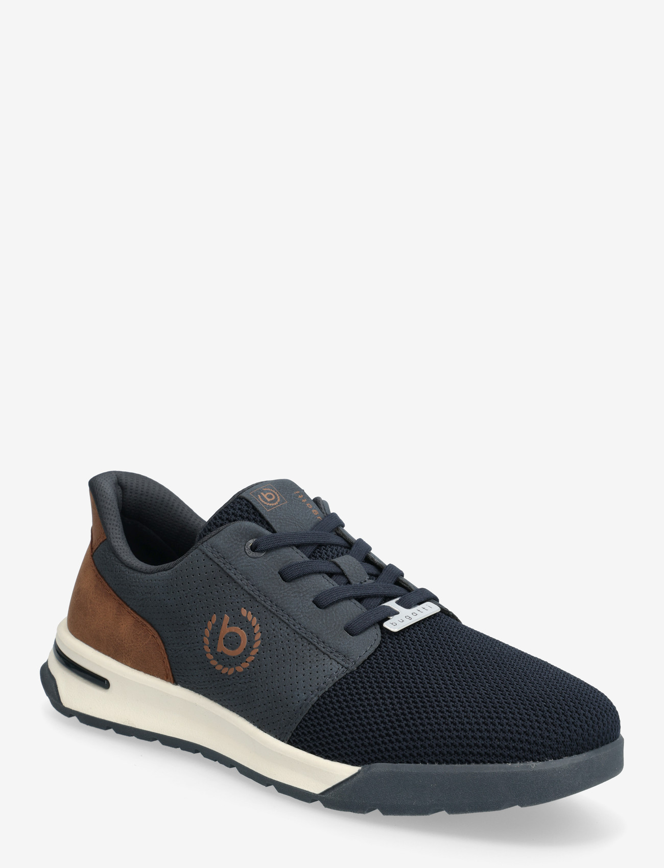 Bugatti - 6486 - low tops - dark blue/cognac - 0