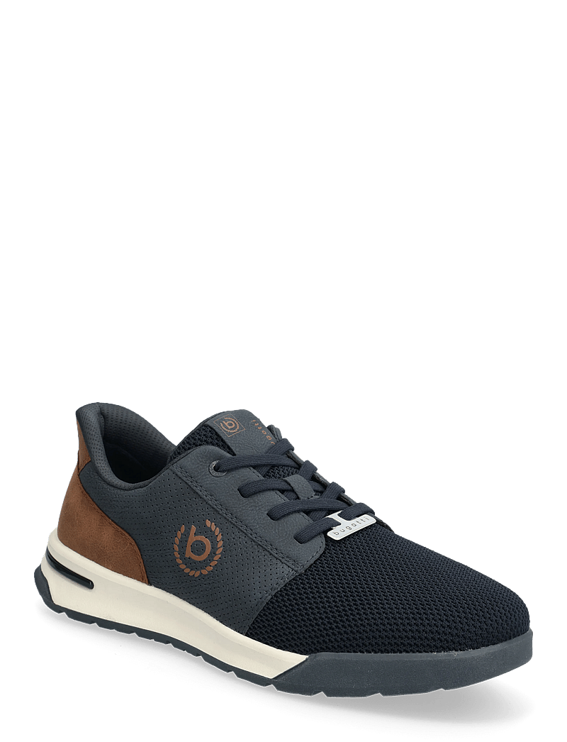 Bugatti - 6486 - low tops - dark blue/cognac - 0